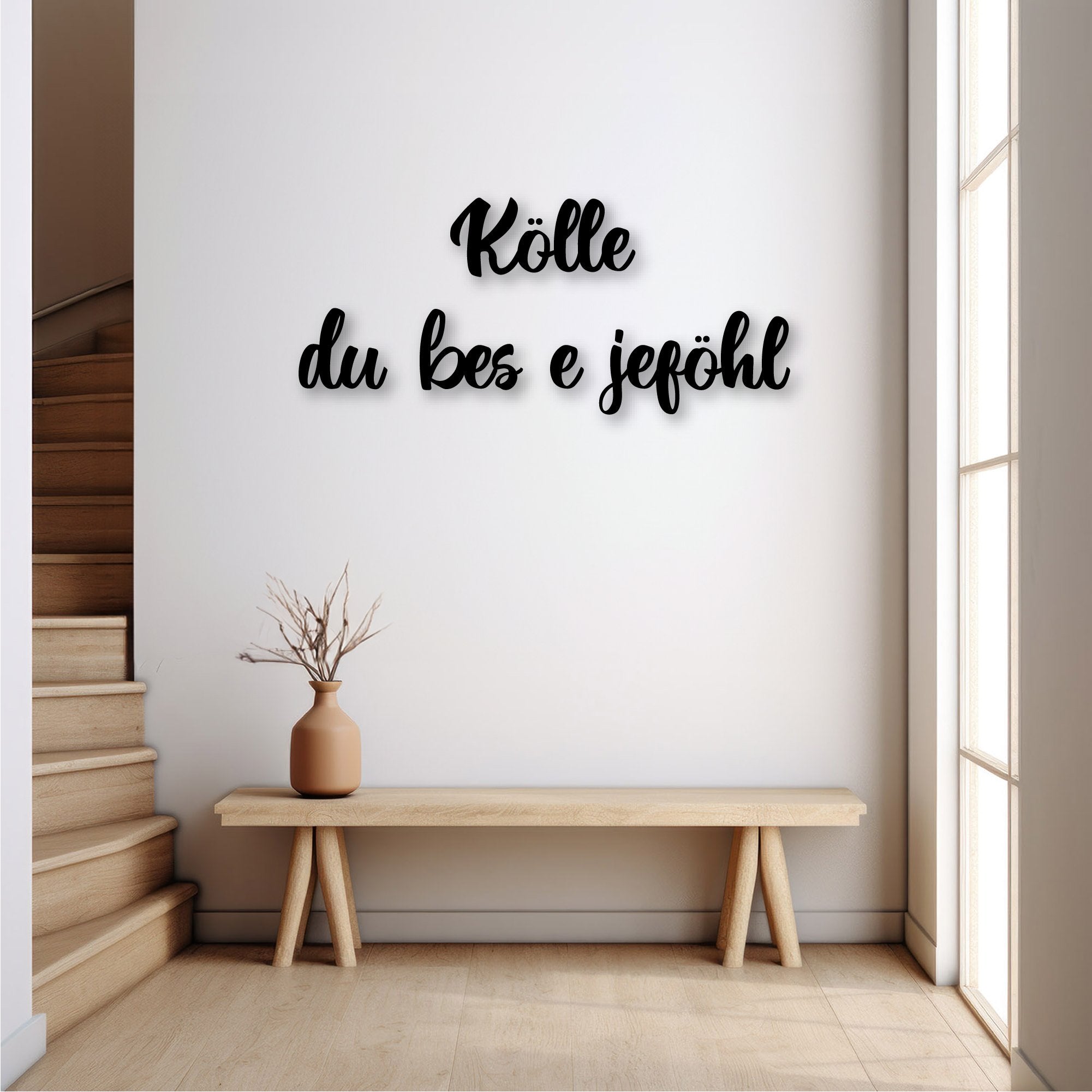 Schriftzüge aus Holz zur Innendekoration