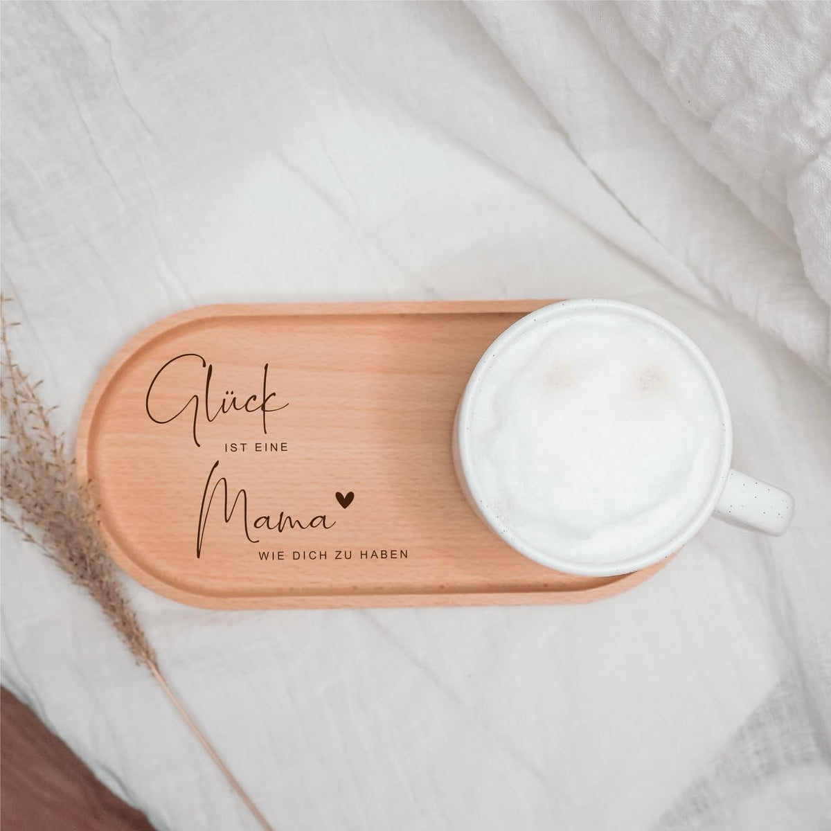 Tablett für Tassen zum Muttertag I Geschenk für Mama