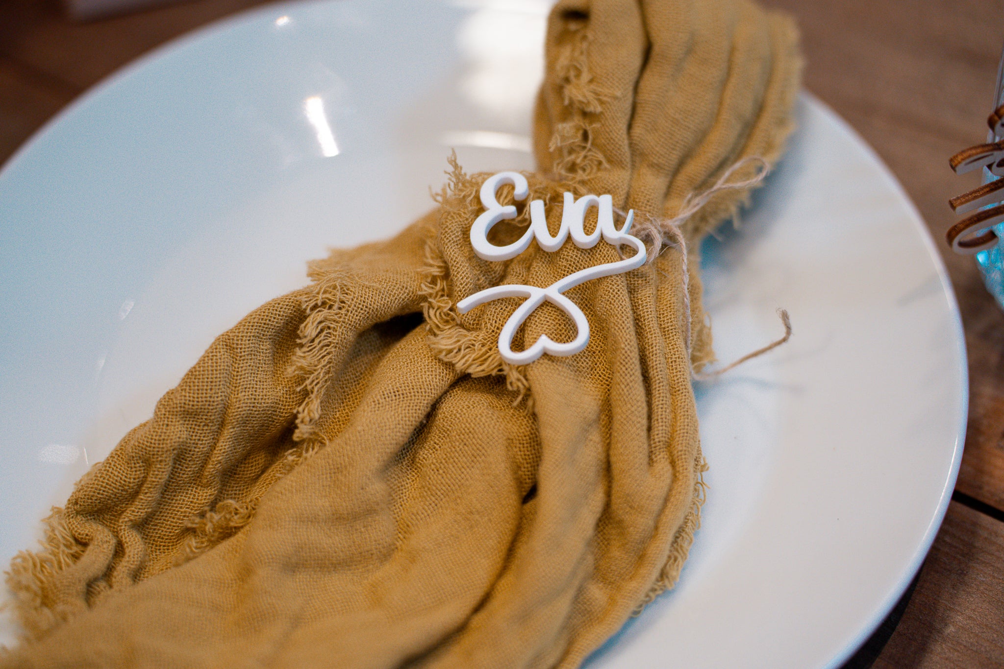 Schriftzug als Glaseinhänger Herz