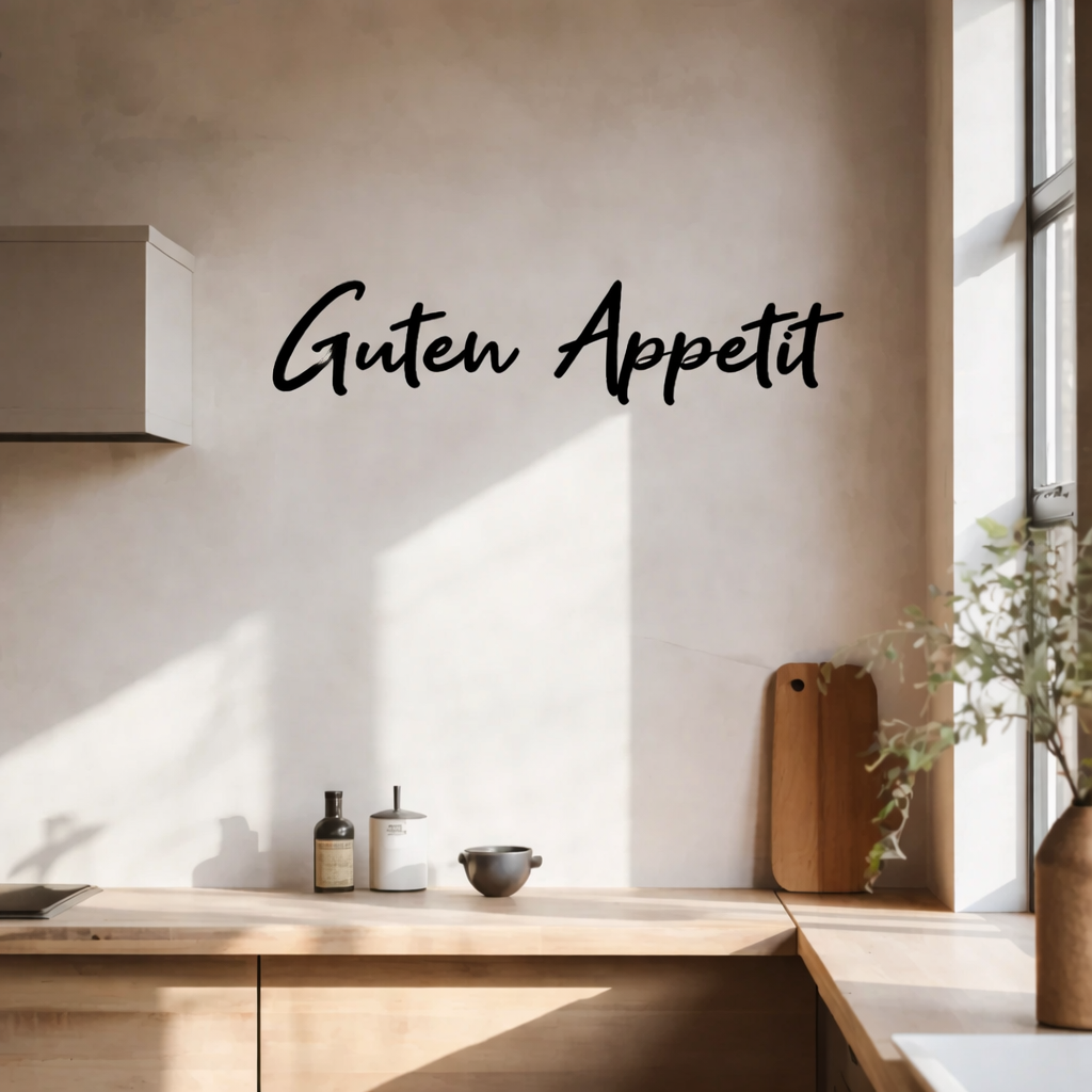3D Schriftzug "GUTEN APPETiT"