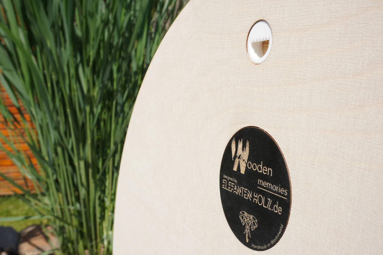 Berge Alternatives Gästebuch aus Holz