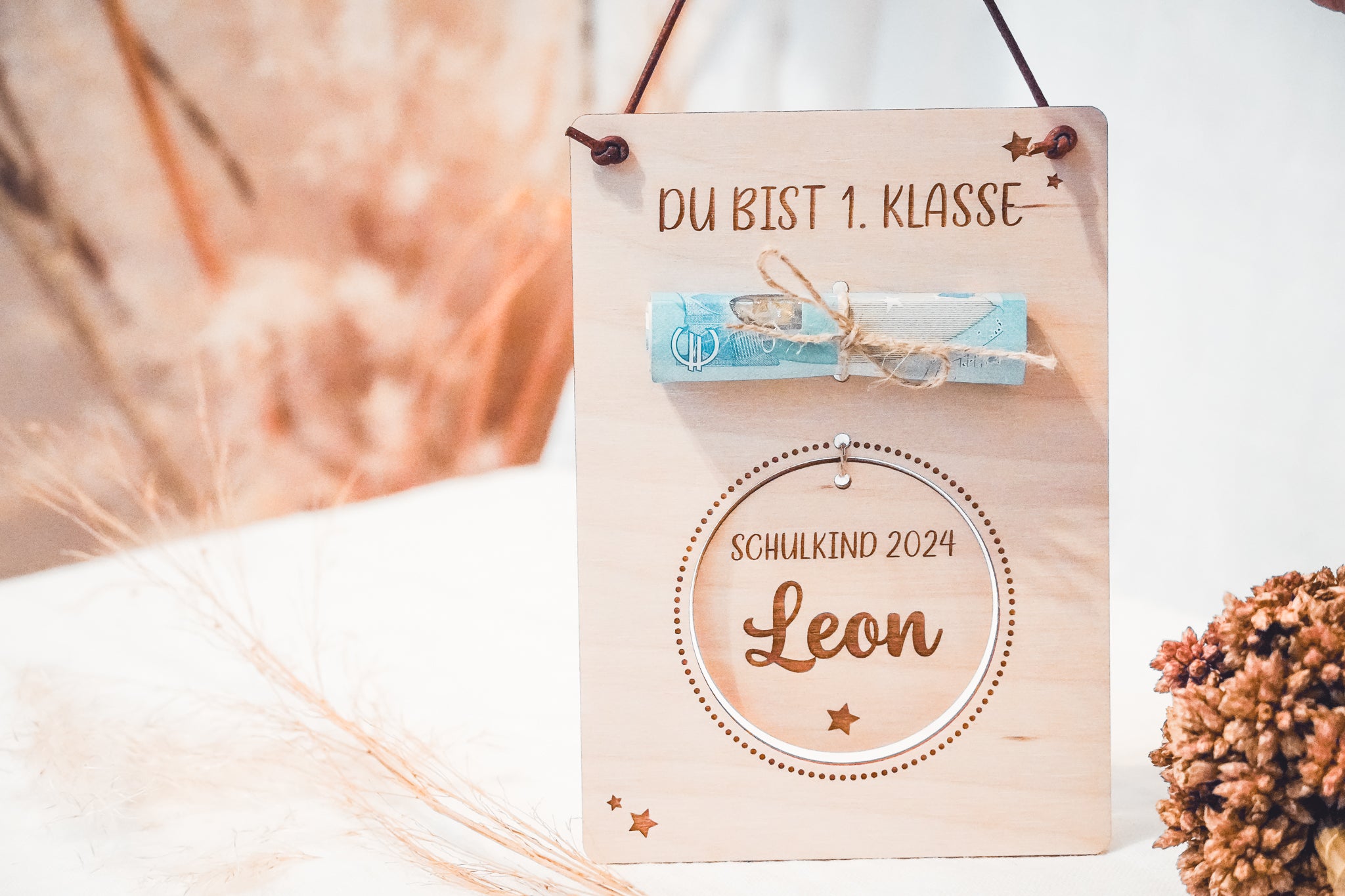 Geschenk Schultütenanhänger zur Einschulung