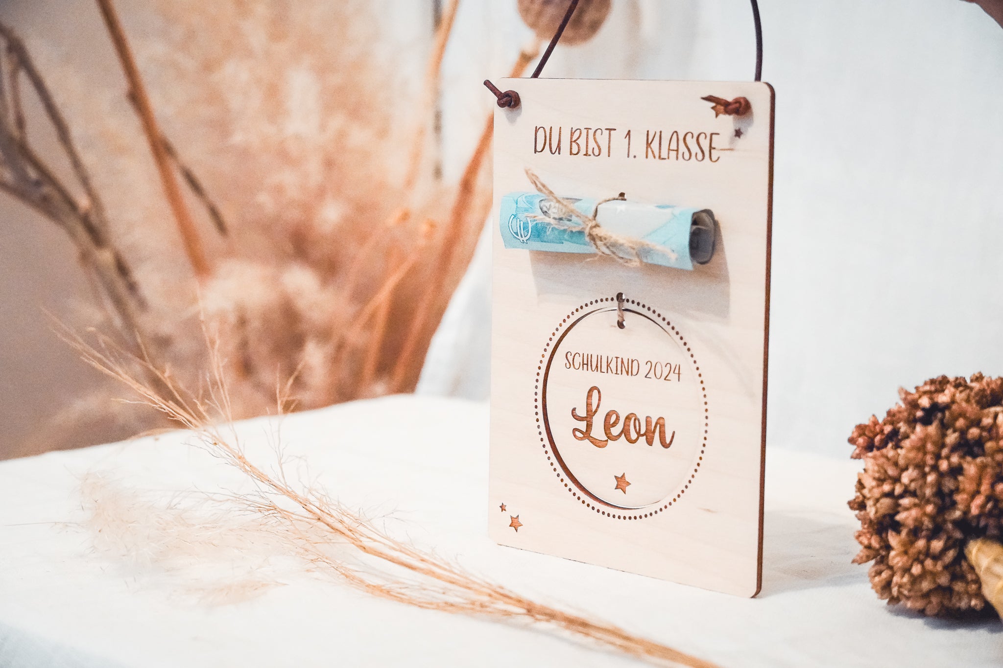 Geschenk Schultütenanhänger zur Einschulung