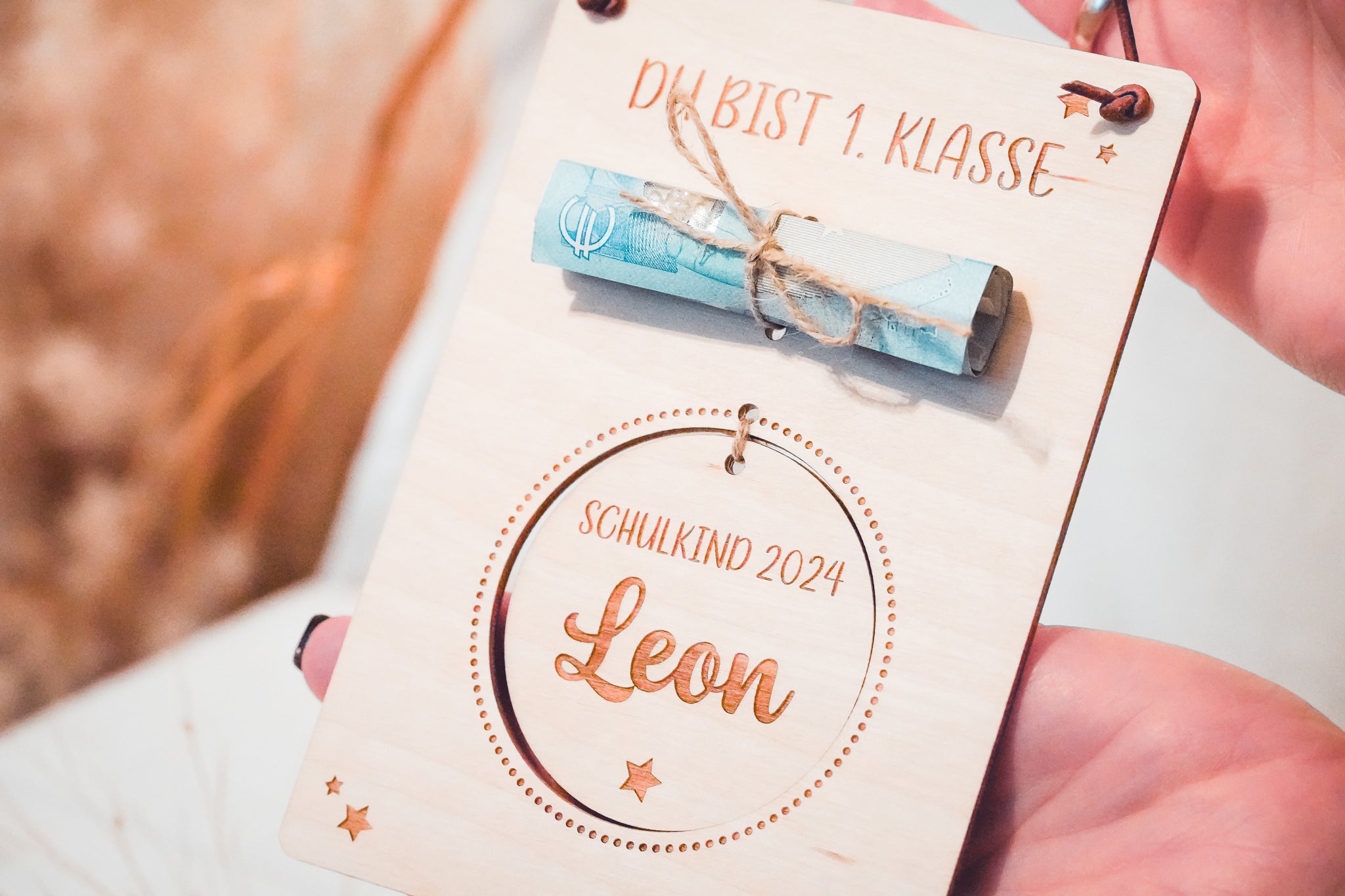 Geschenk Schultütenanhänger zur Einschulung