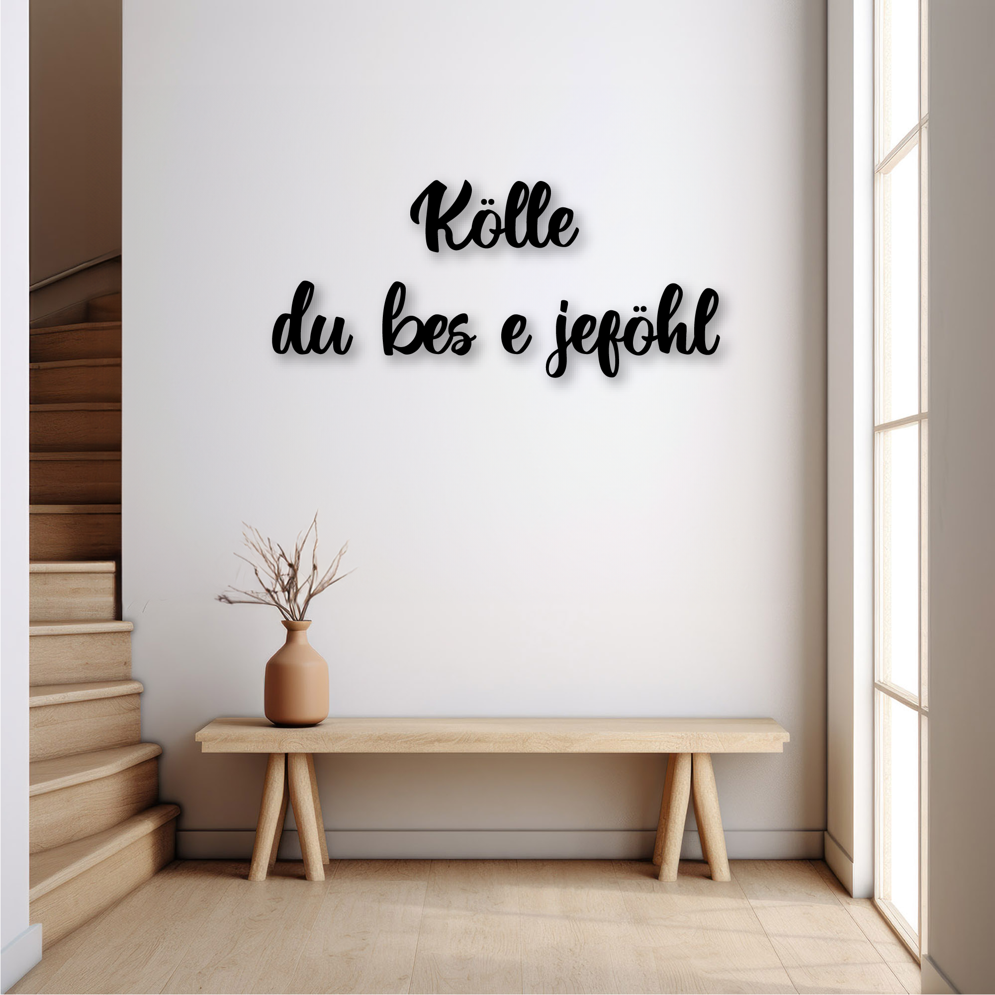 Schriftzug Köln do bes e Jeföhl