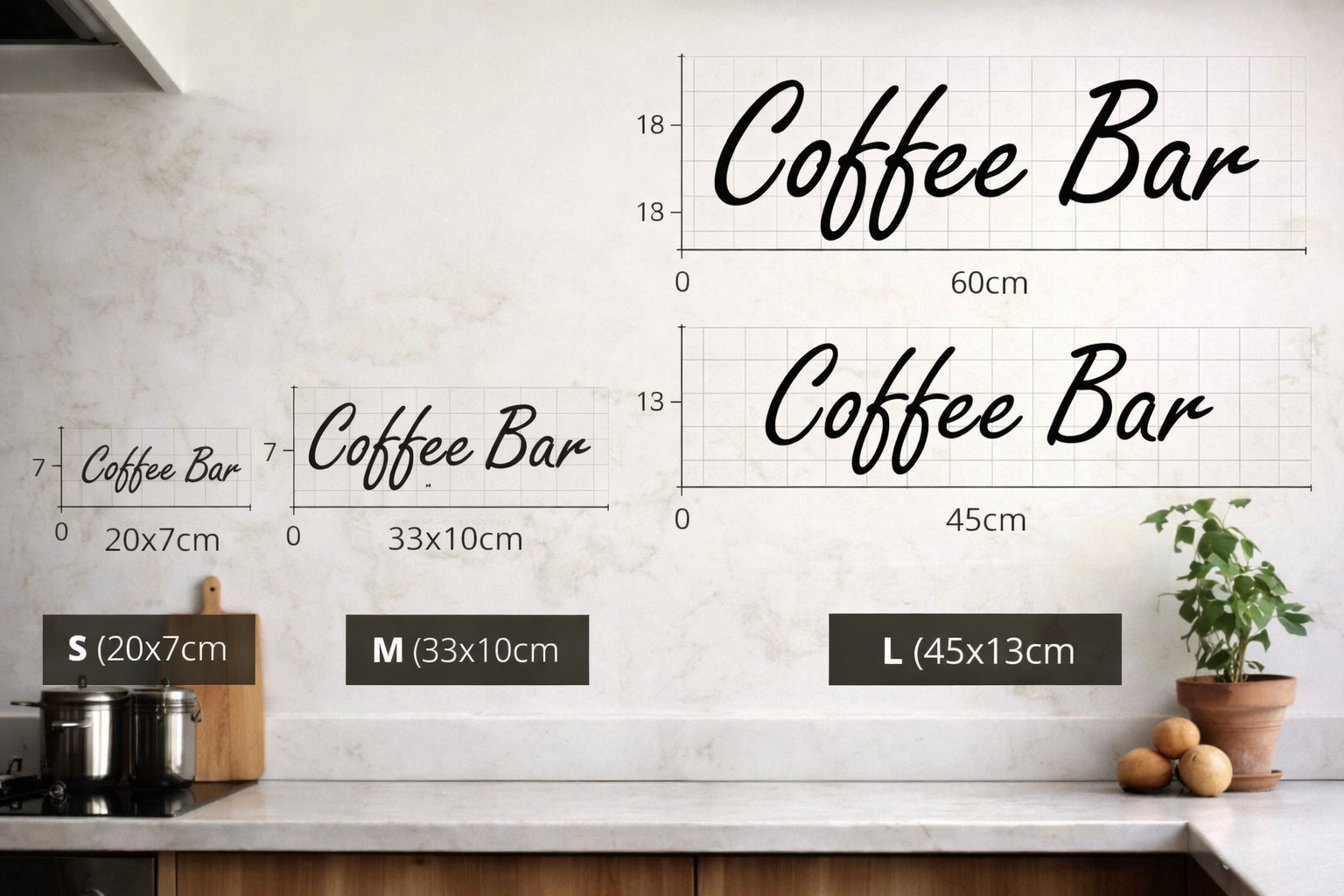3D Schriftzug "Coffee Bar"