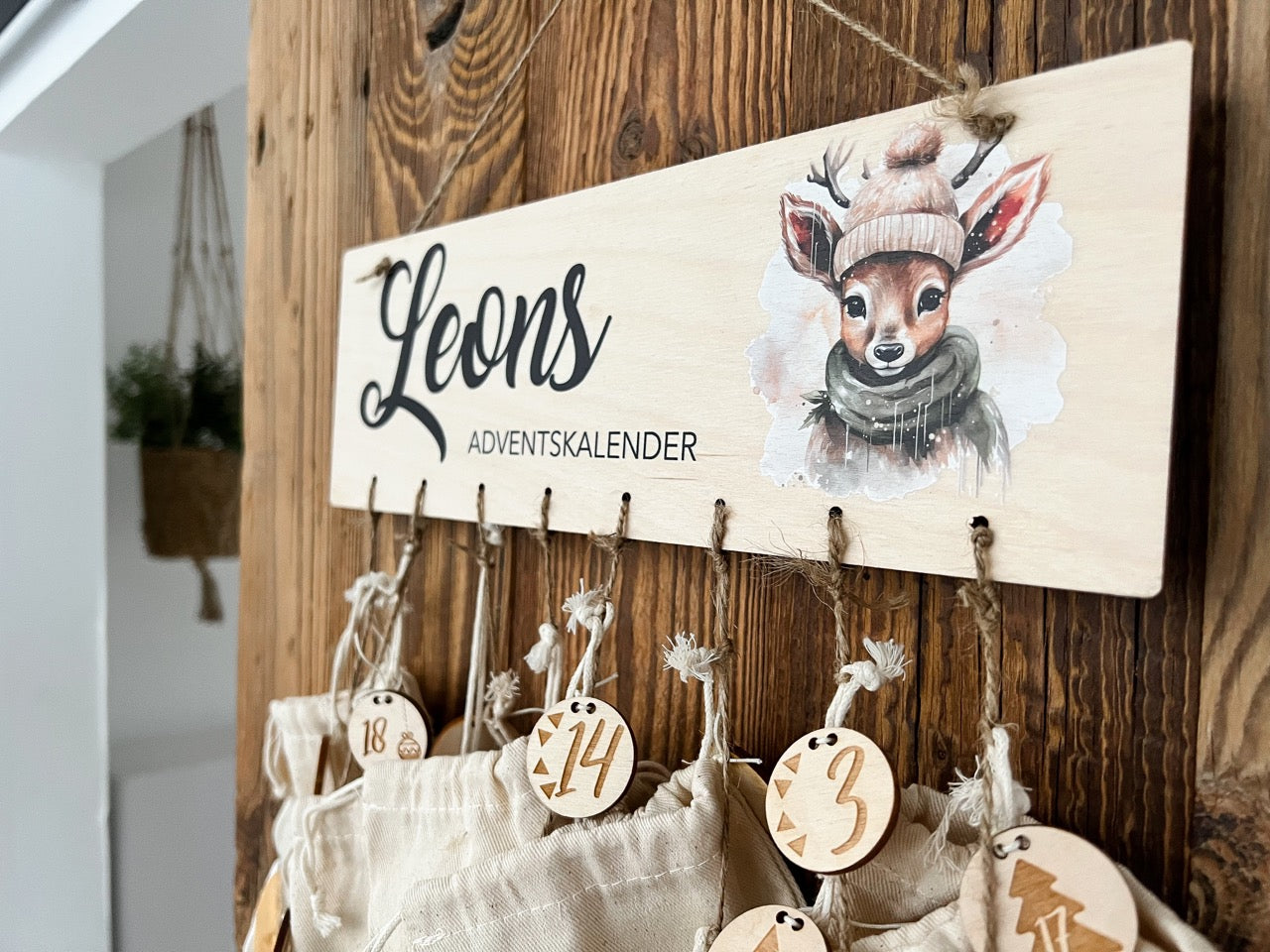 Adventskalender mit Tiermotiven