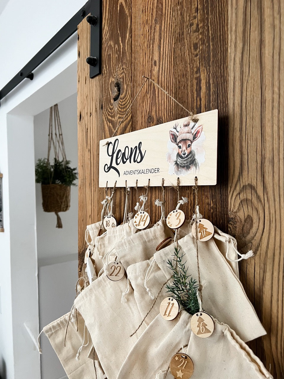 Adventskalender mit Tiermotiven