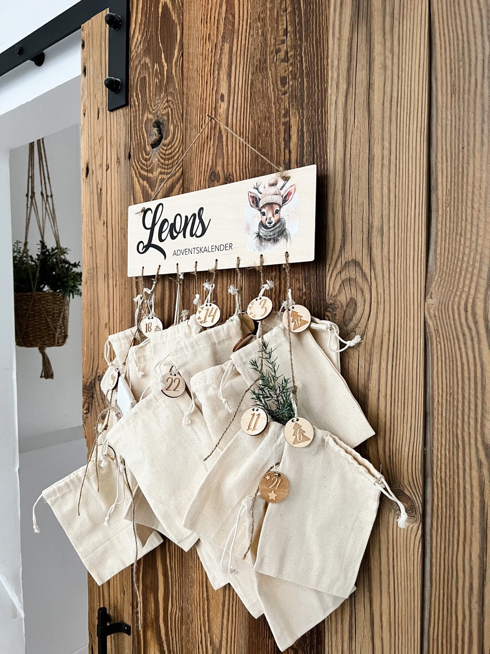 Adventskalender mit Tiermotiven