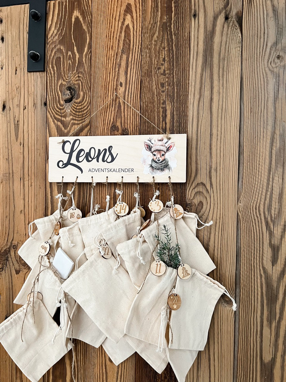 Adventskalender mit Tiermotiven