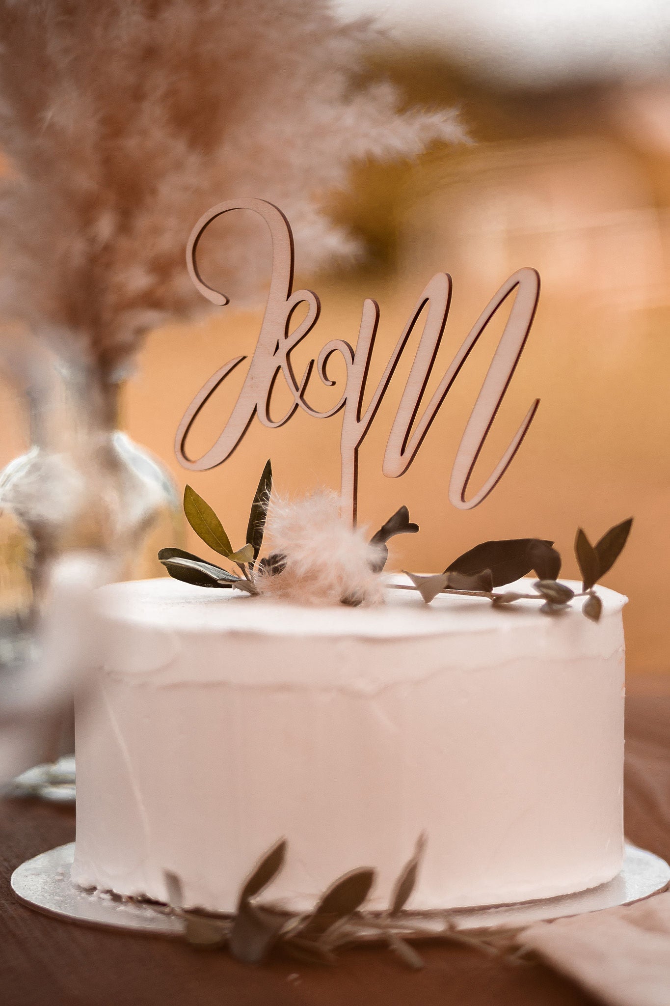 Cake Topper Anfangsbuchstaben