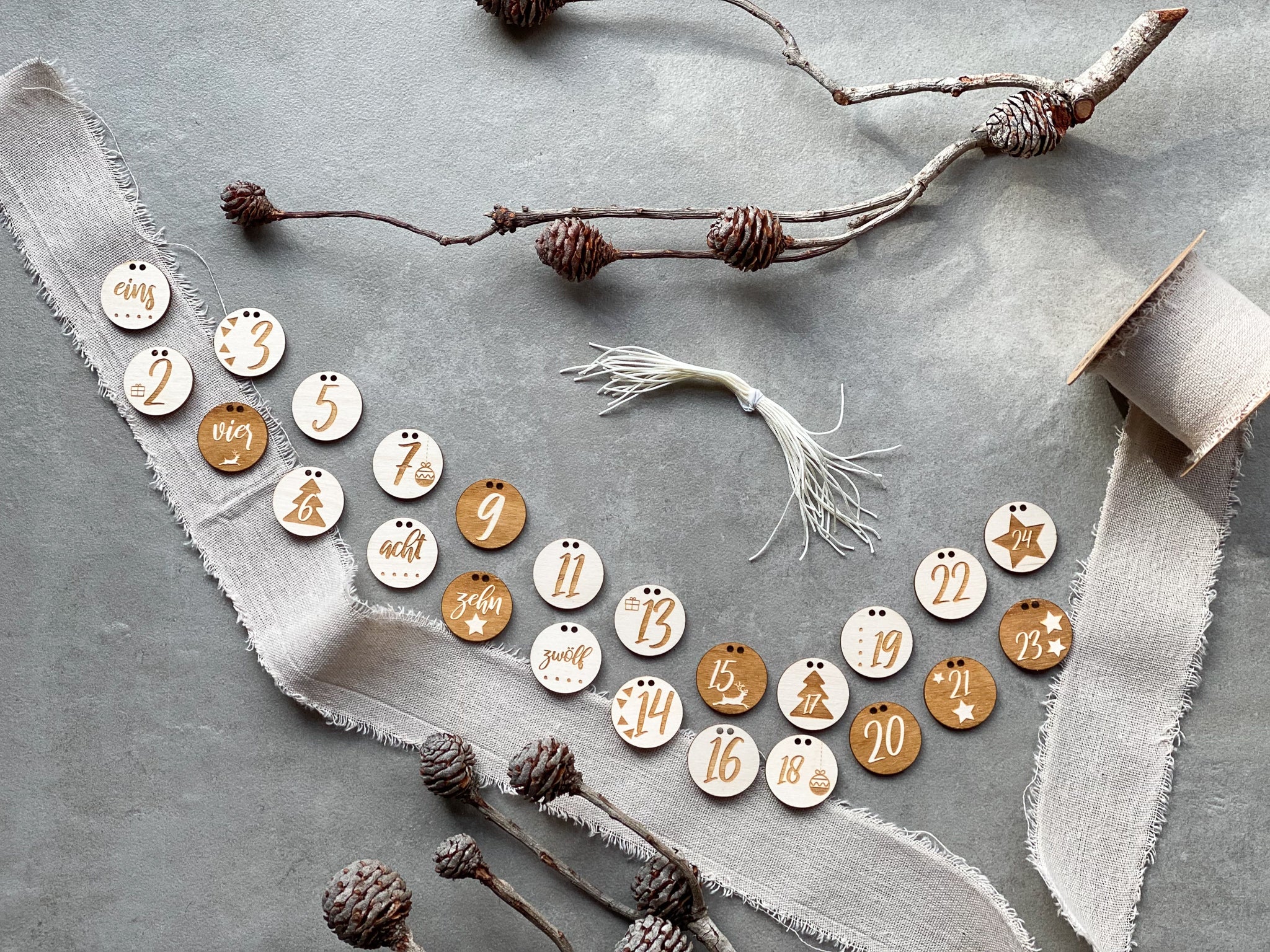 Adventskalender Bambi und Fuchs