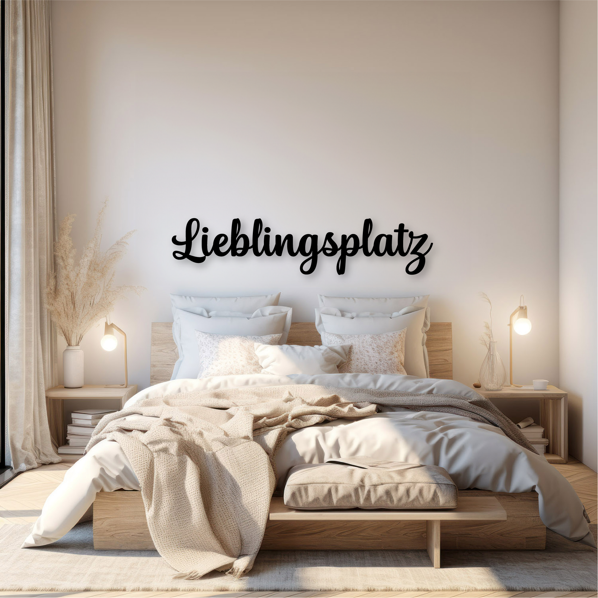 Schriftzug Lieblingsplatz