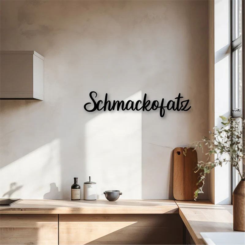 Schriftzug Schmackofatz