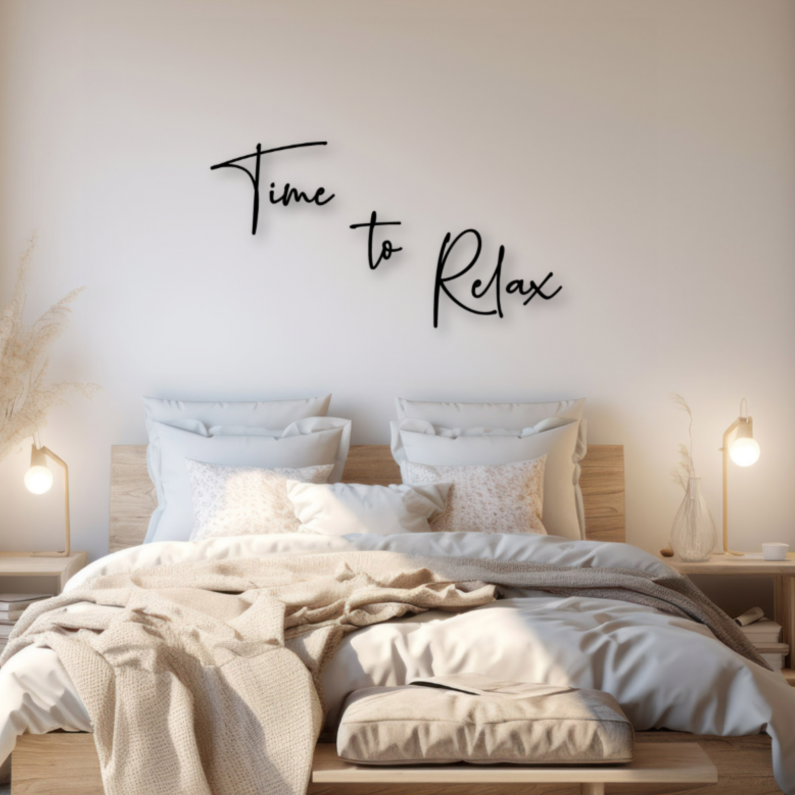 Schriftzug Time to Relax