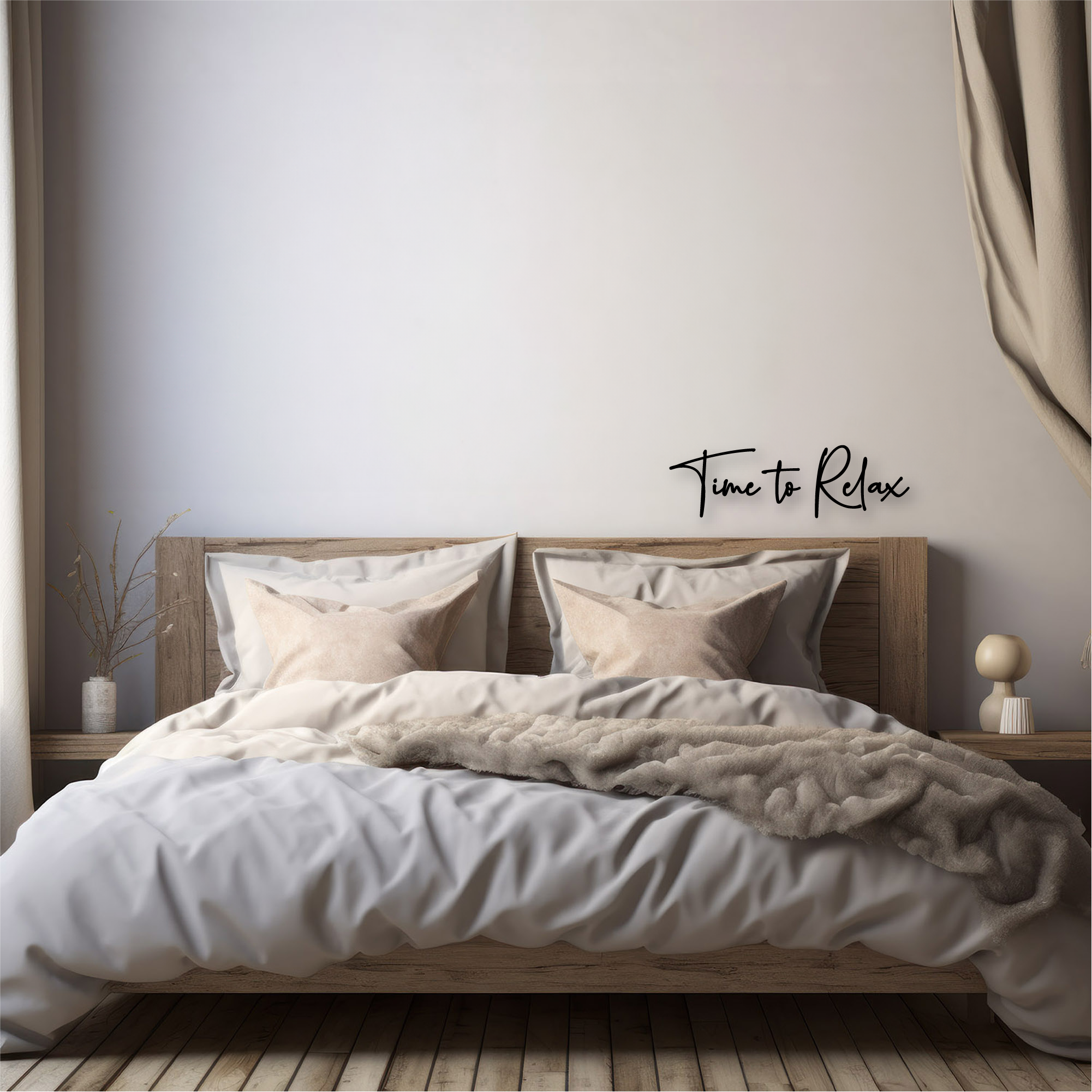 Schriftzug Time to Relax