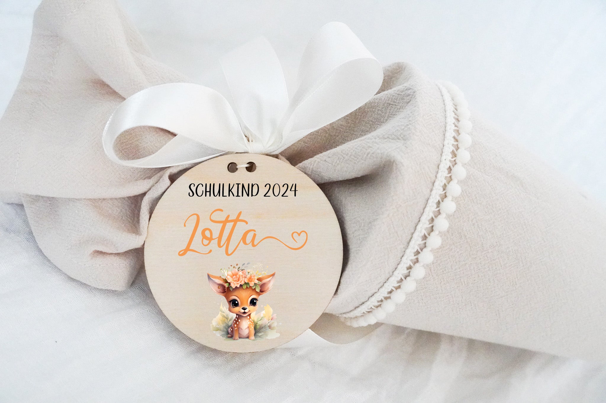 Personalisierter Schultütenanhänger für Kinder, Schultüte, Zuckertüte, Geschenkanhänger, Einschulung 2024 Geschenk Schulkind - viele Motive