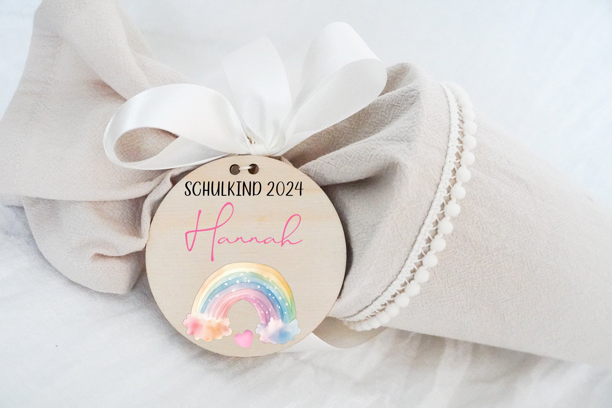 Personalisierter Schultütenanhänger für Kinder, Schultüte, Zuckertüte, Geschenkanhänger, Einschulung 2024 Geschenk Schulkind - viele Motive