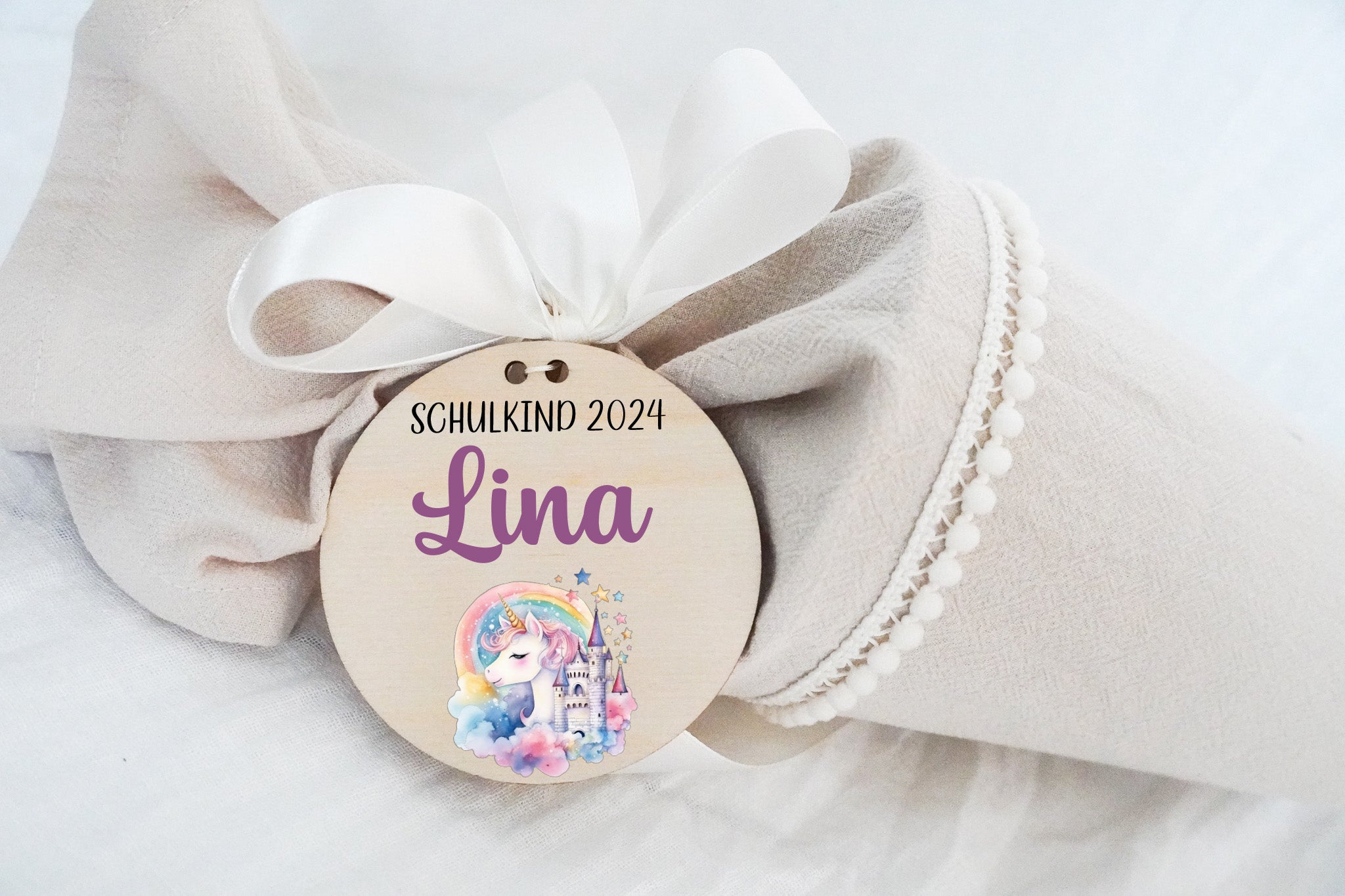 Personalisierter Schultütenanhänger für Kinder, Schultüte, Zuckertüte, Geschenkanhänger, Einschulung 2024 Geschenk Schulkind - viele Motive