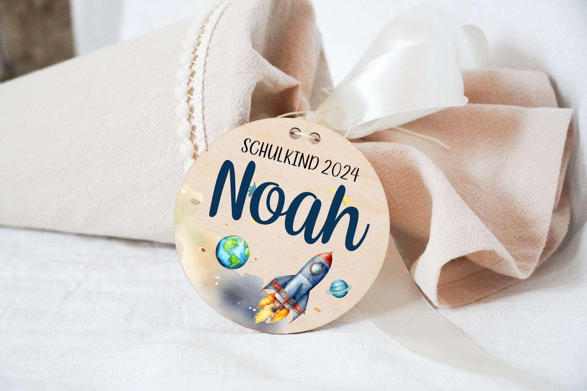 Personalisierter Schultütenanhänger für Kinder, Schultüte, Zuckertüte, Geschenkanhänger, Einschulung 2024 Geschenk Schulkind - viele Motive