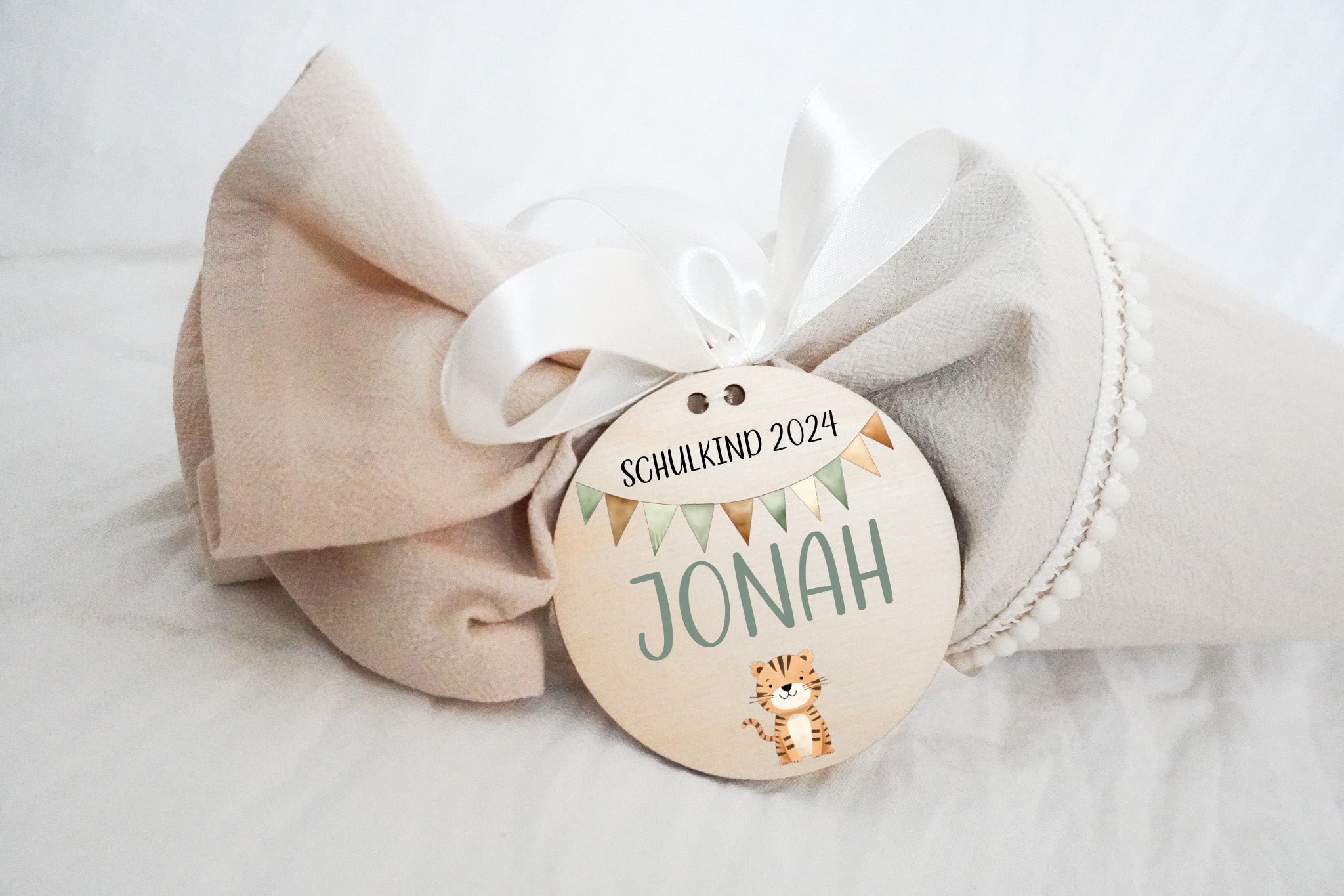 Personalisierter Schultütenanhänger für Kinder, Schultüte, Zuckertüte, Geschenkanhänger, Einschulung 2024 Geschenk Schulkind - viele Motive