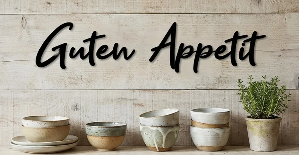 3D Schriftzug "GUTEN APPETiT"