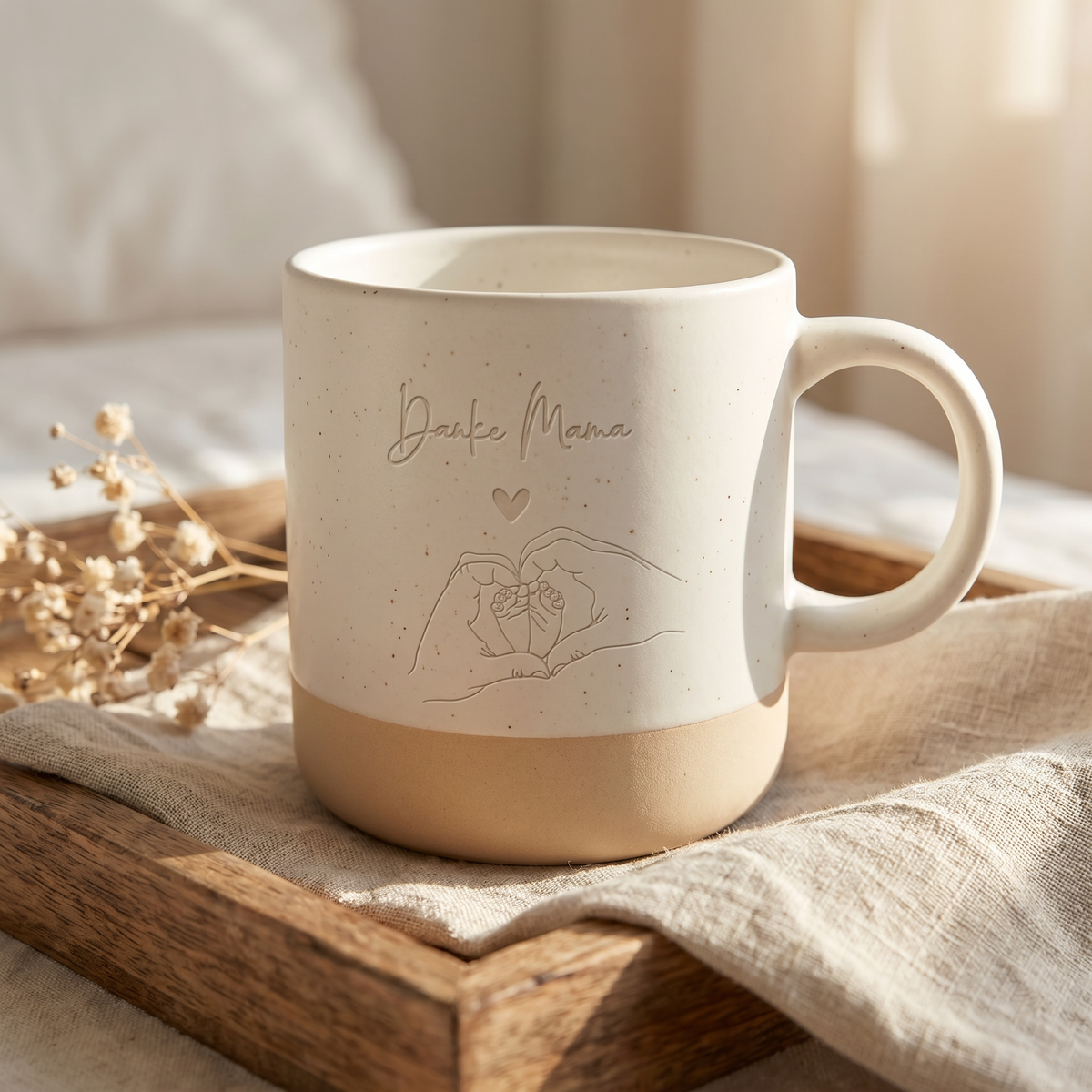 "Danke Mama" Tasse – Liebevolles Geschenk für Muttertag
