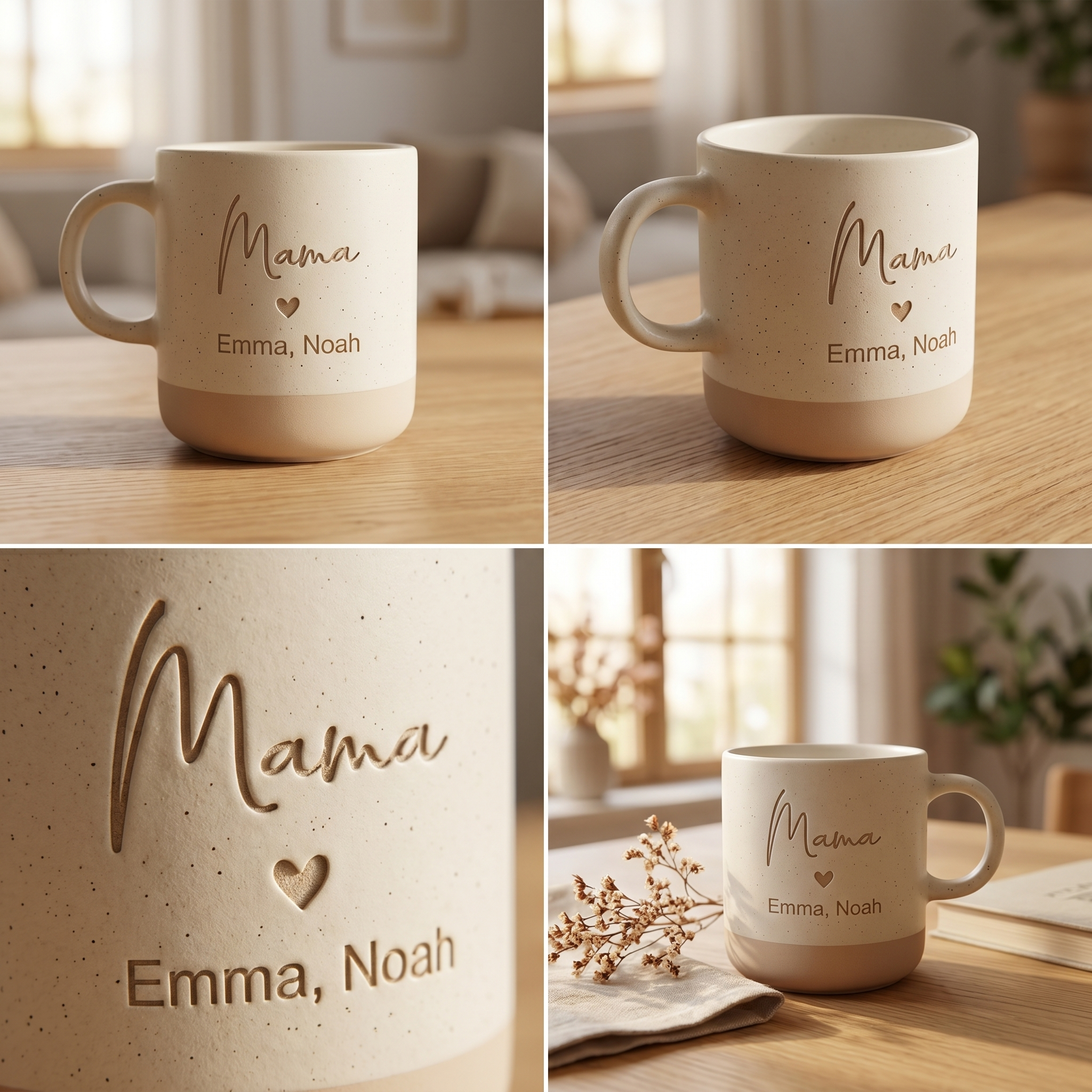 Mama Tasse – mit Wunschnamen | Liebevolles Geschenk für Mama