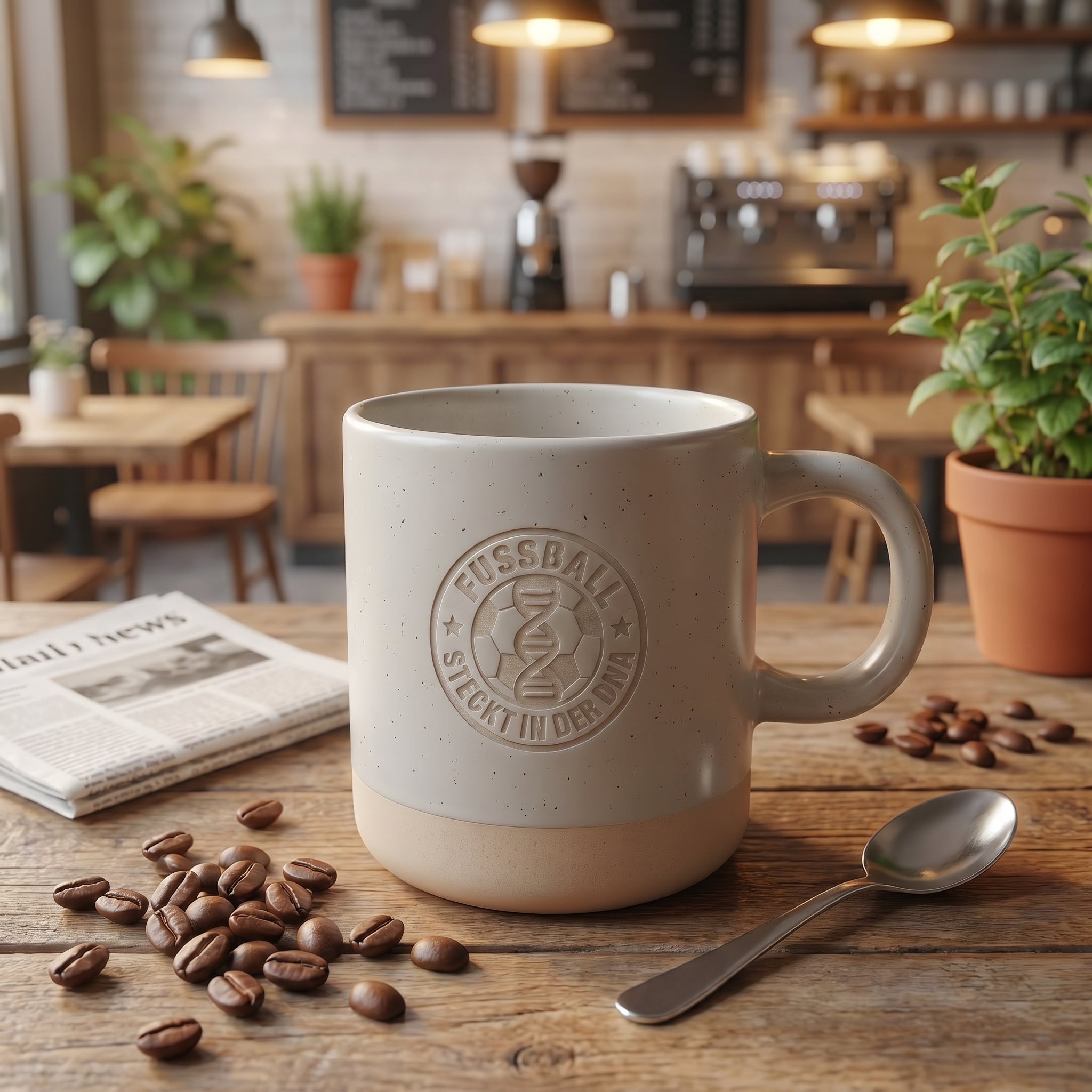 Fußball Tasse | "Fußball steckt in der DNA"