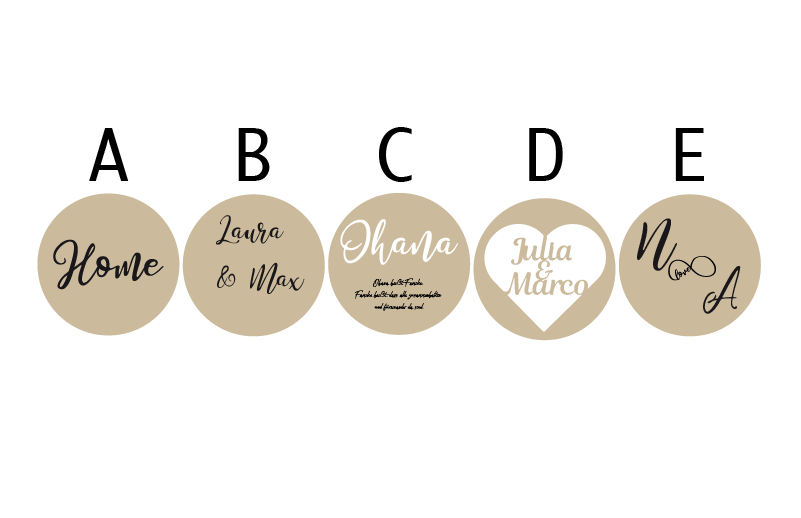 Trockenblumenring Nature LOVE mit Holzschild