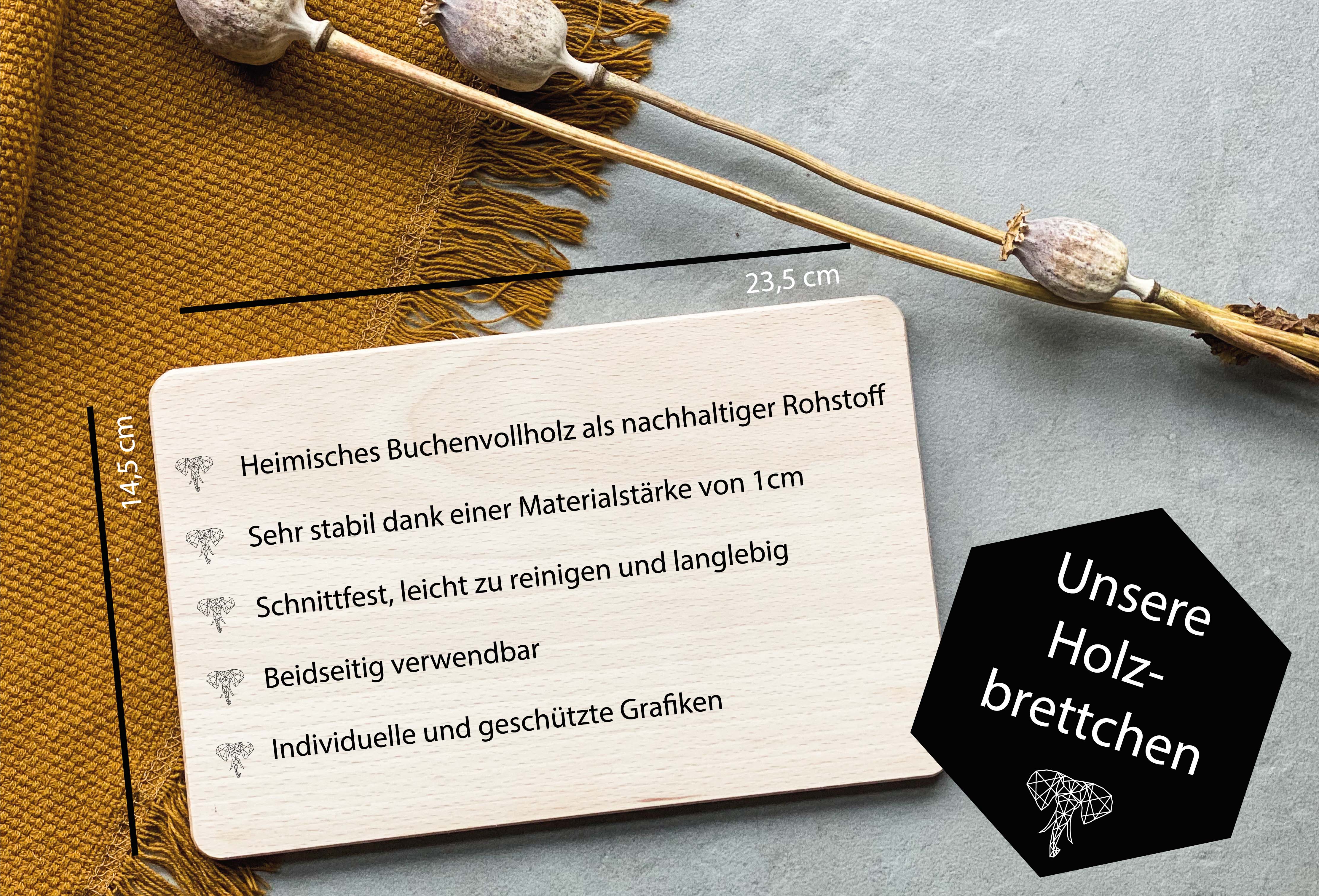 Kinder Frühstücksbrettchen Einhorn