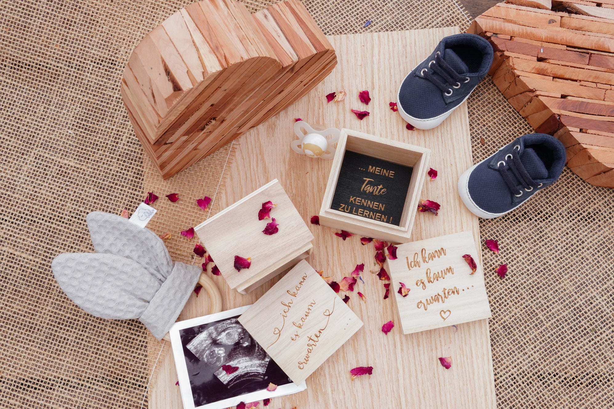 Schnuller Überraschungsbox Schwangerschaft verkünden