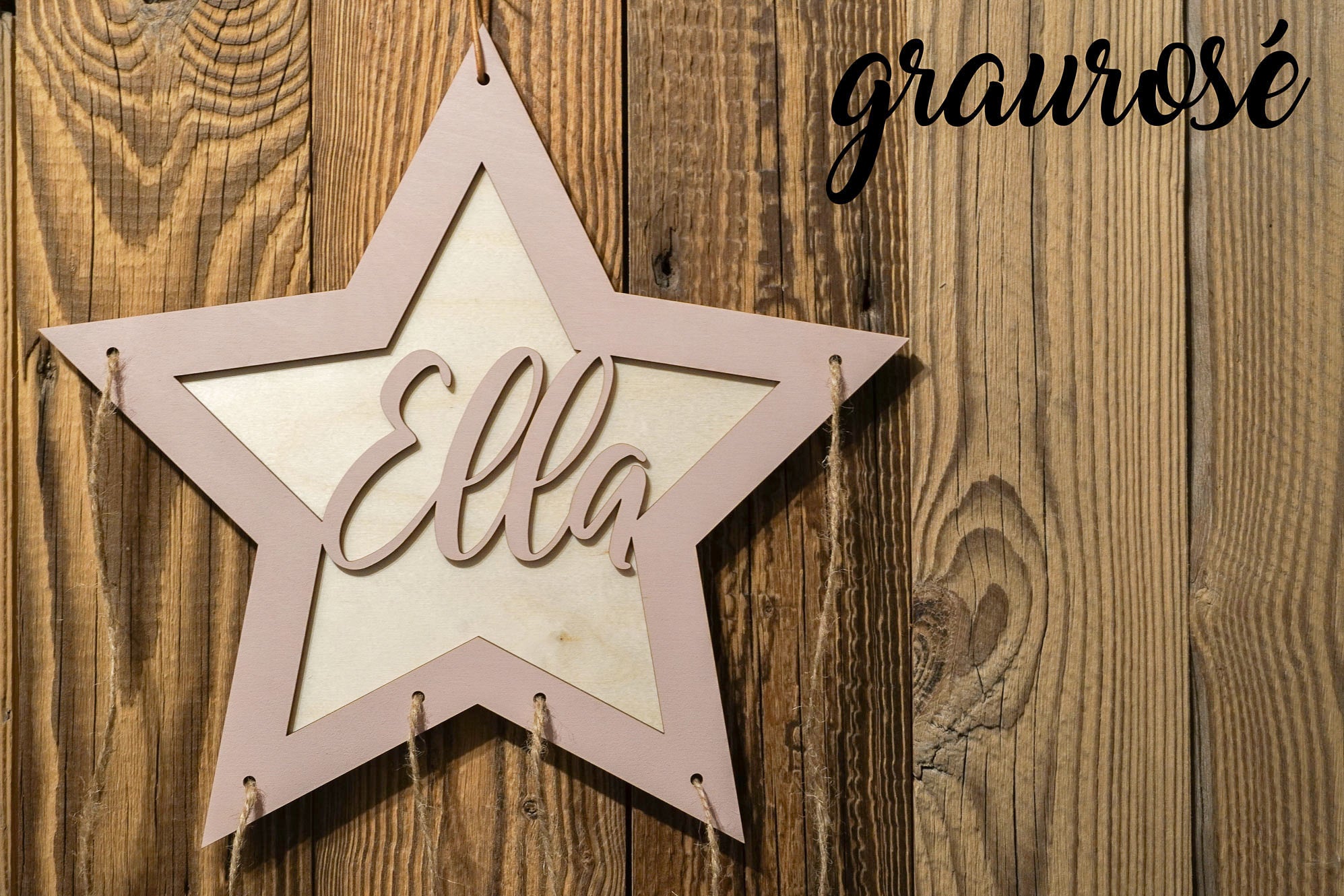 Personalisierter 3D Stern Adventskalender