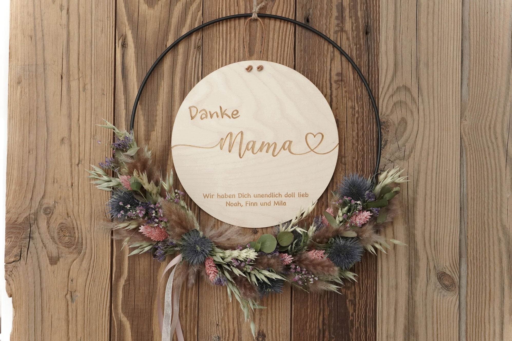 Holzschild "Danke Mama"