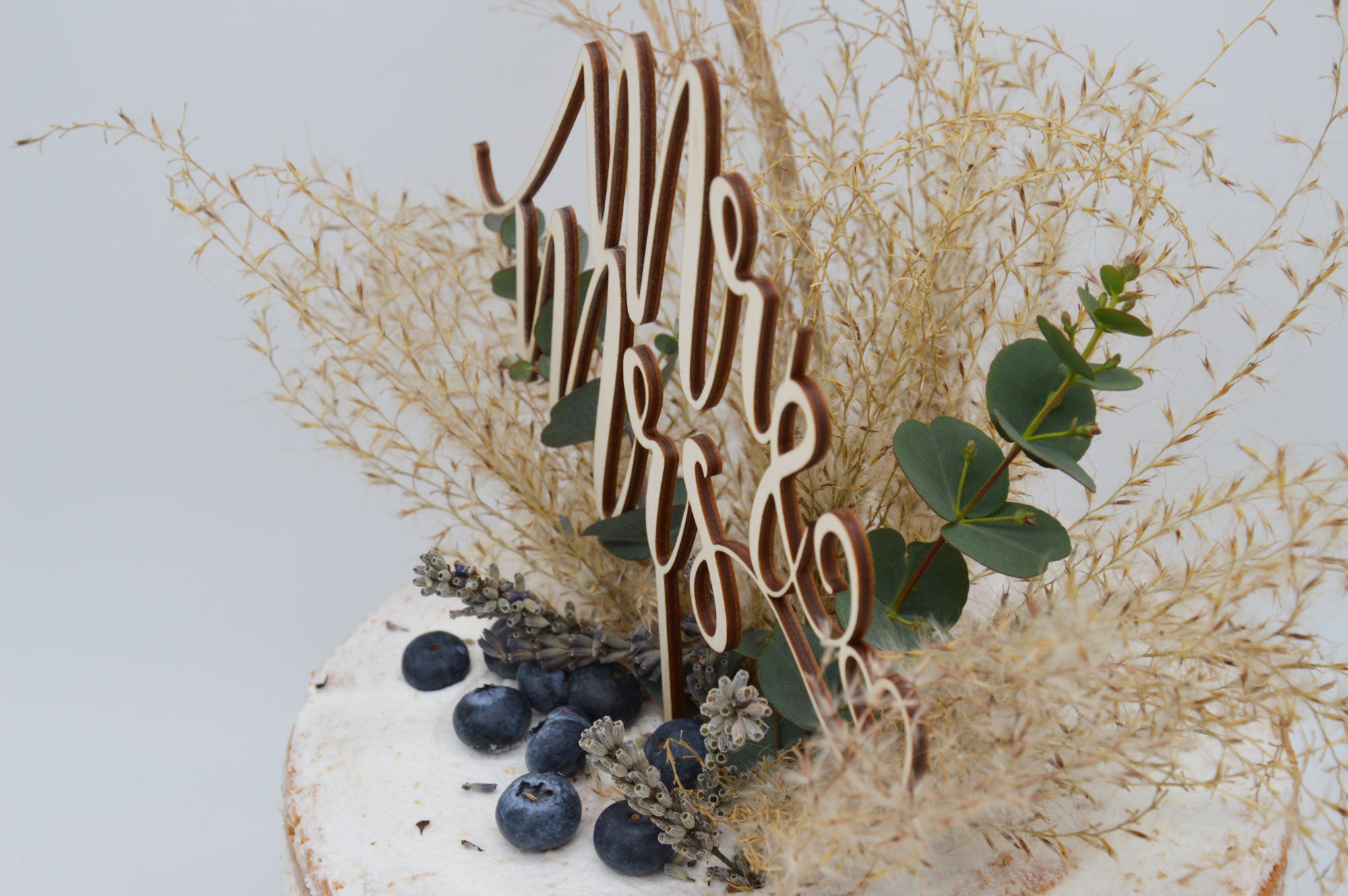 Cake Topper Mr & Mrs