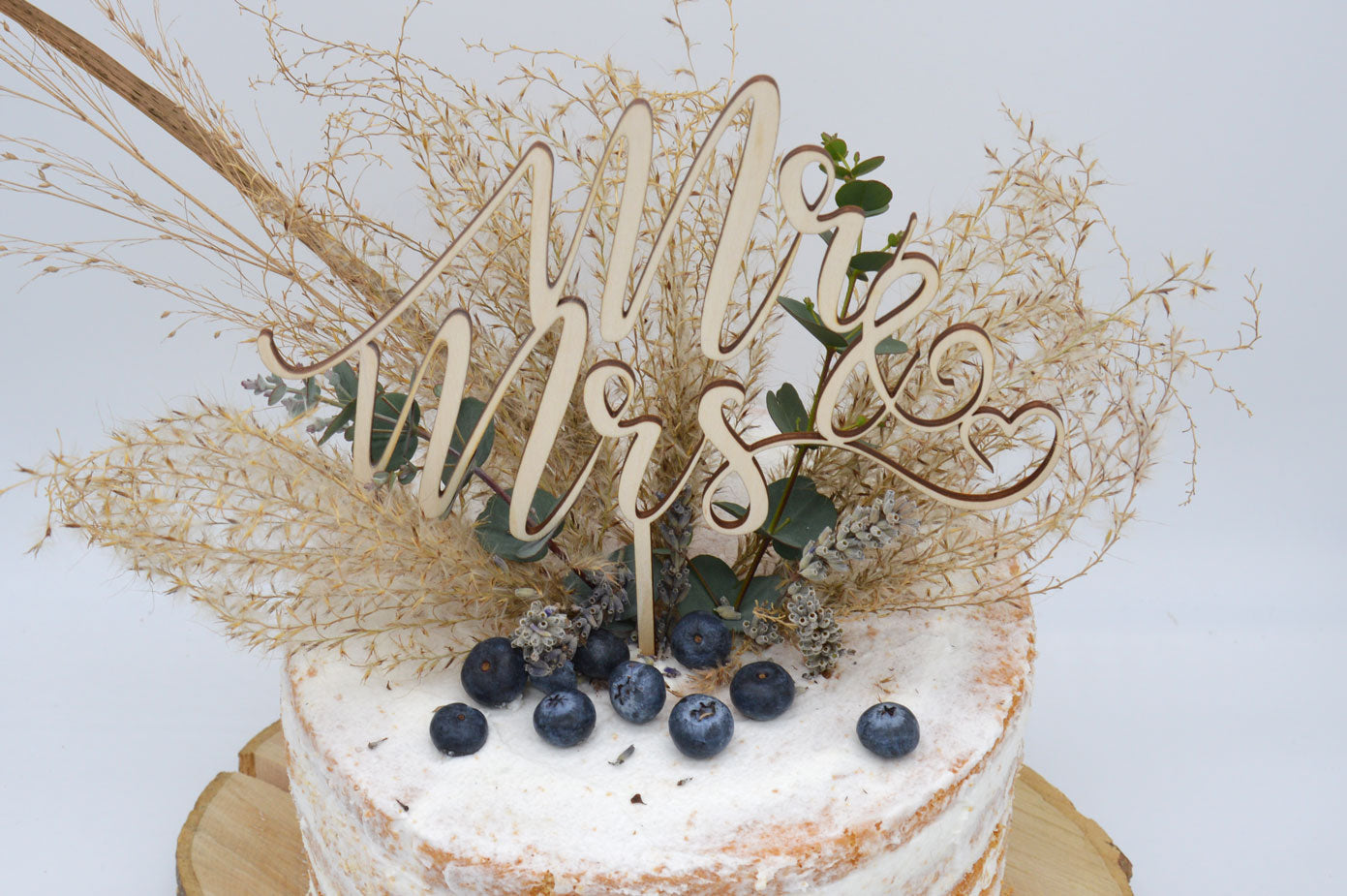 Cake Topper Mr & Mrs