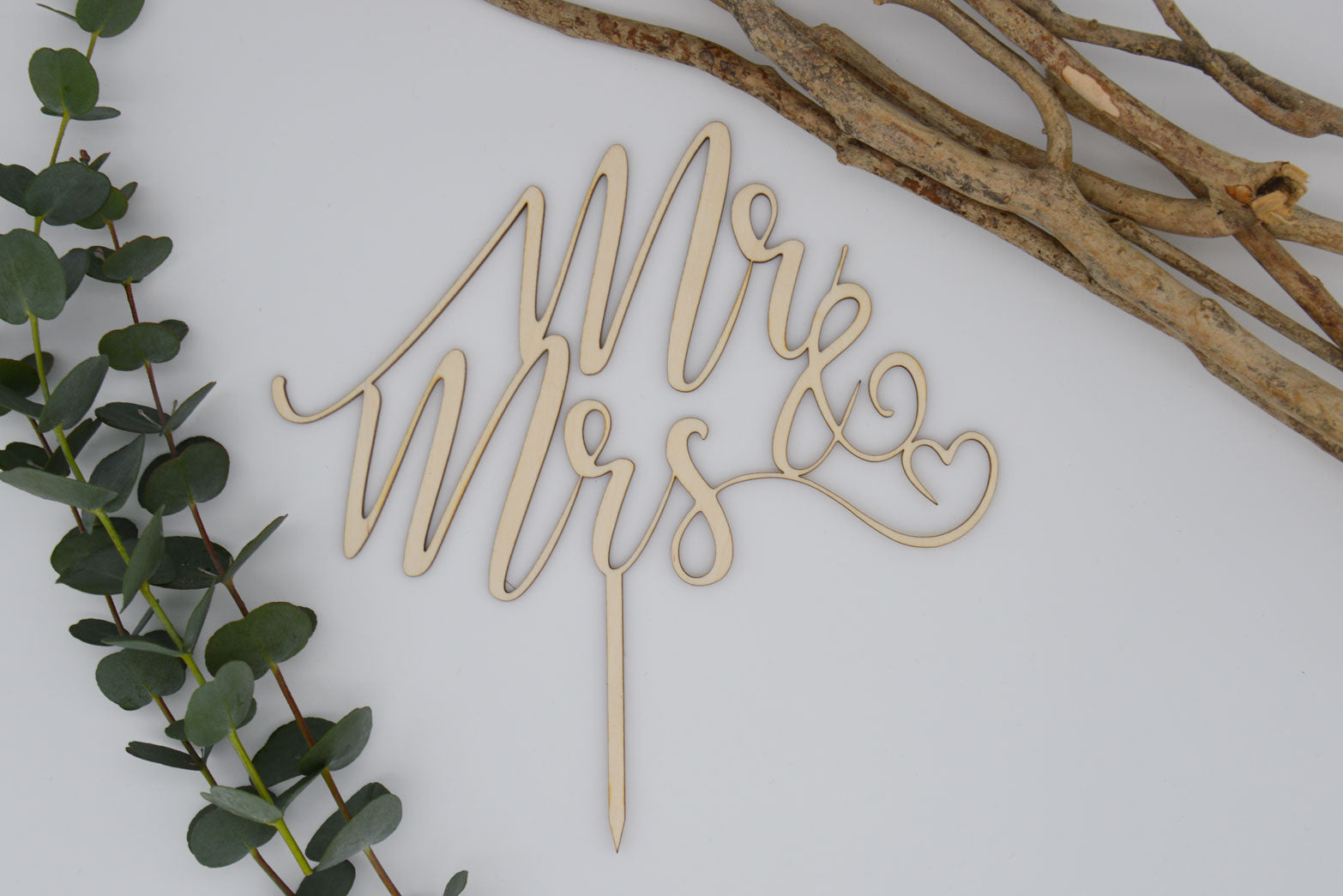 Cake Topper Mr & Mrs