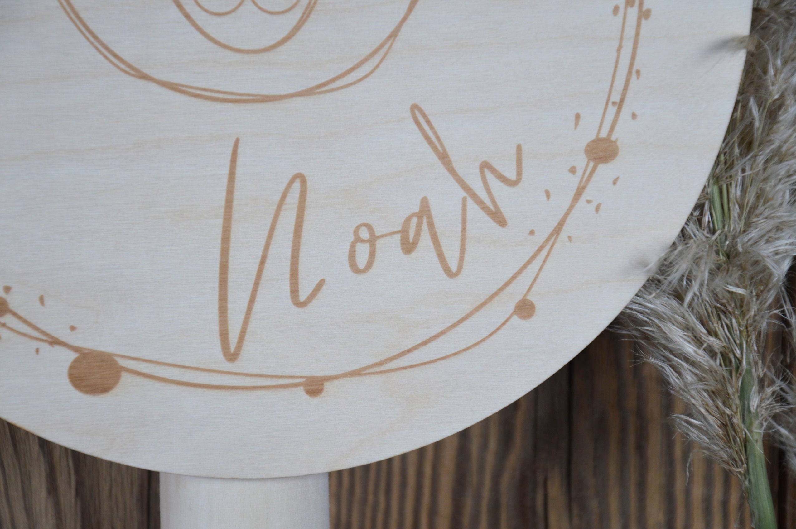 Personalisiertes Holzschild Kinderzimmer Babyzimmer