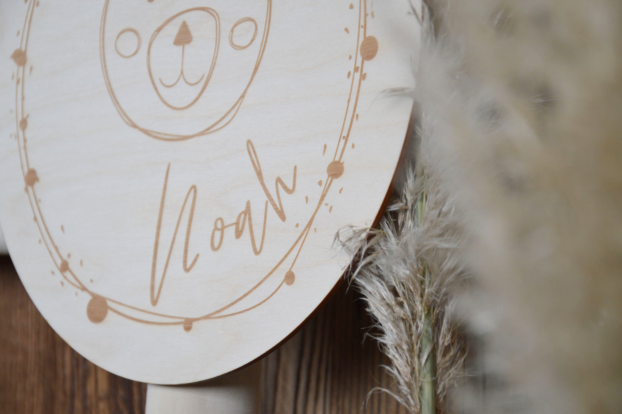 Personalisiertes Holzschild Kinderzimmer Babyzimmer