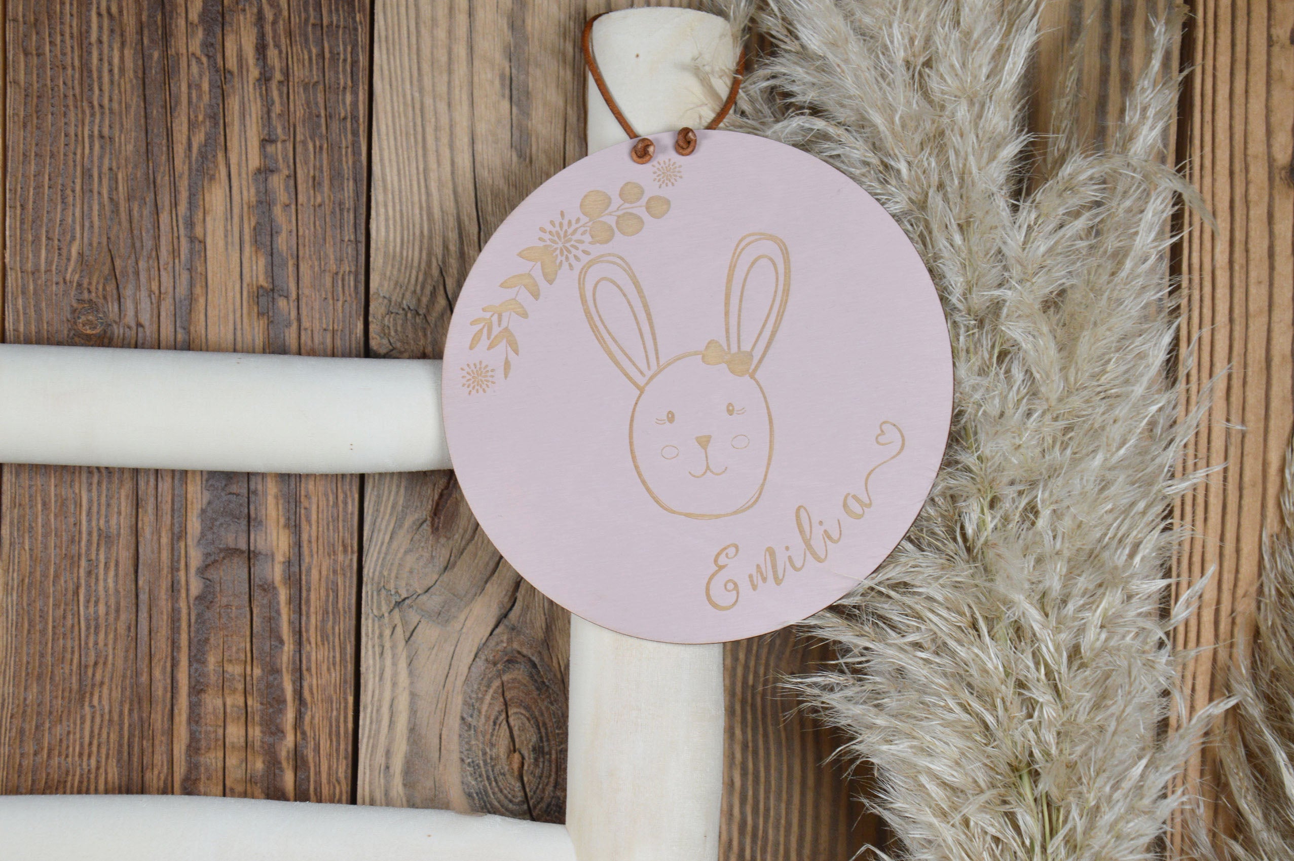 Holzschild Kindermotive Fuchs Bär Hase