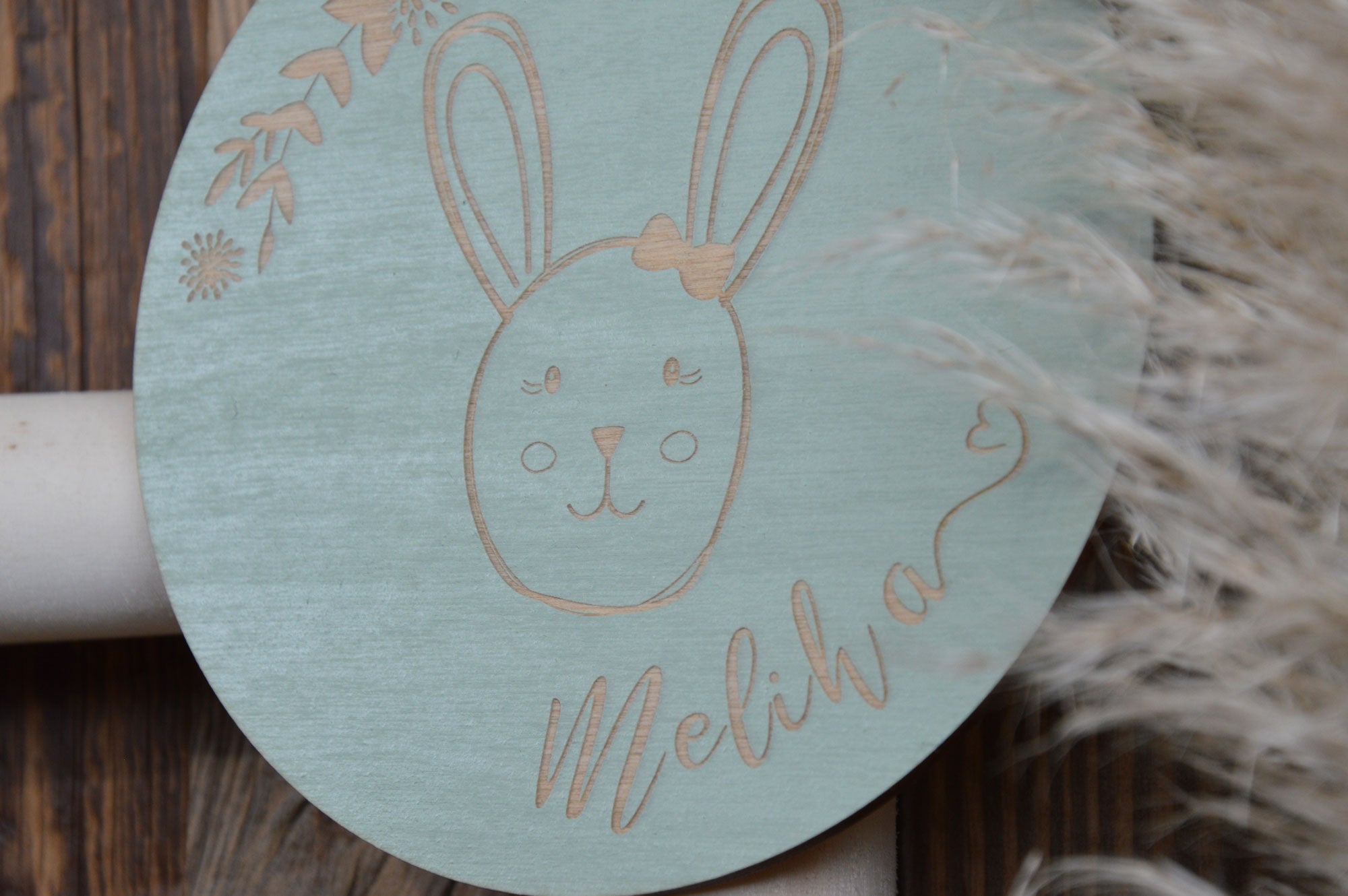 Personalisiertes Holzschild Kinderzimmer Babyzimmer