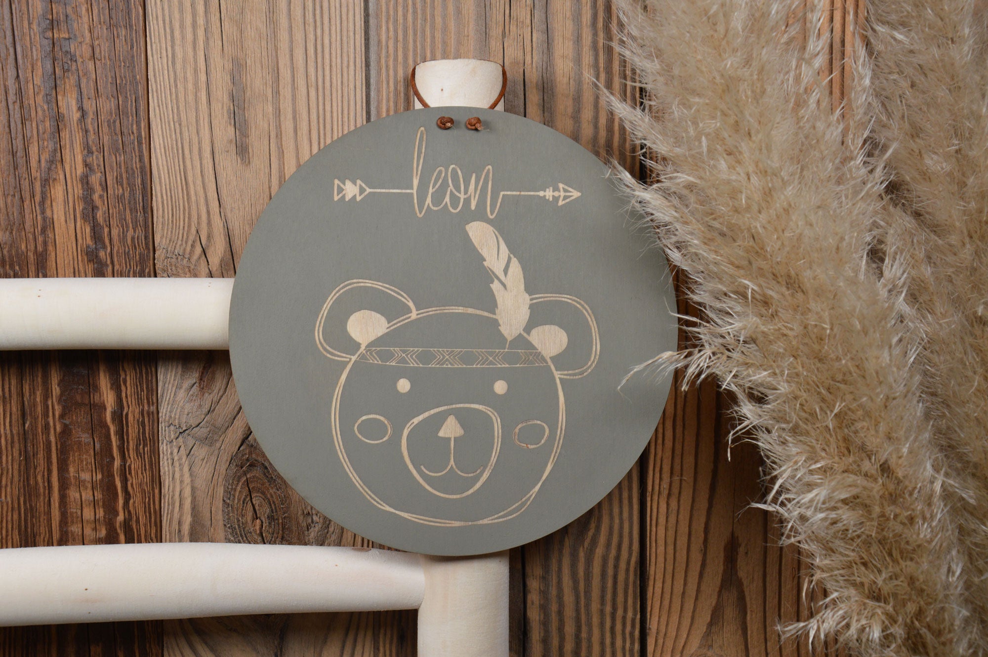 Personalisiertes Holzschild Kinderzimmer Babyzimmer