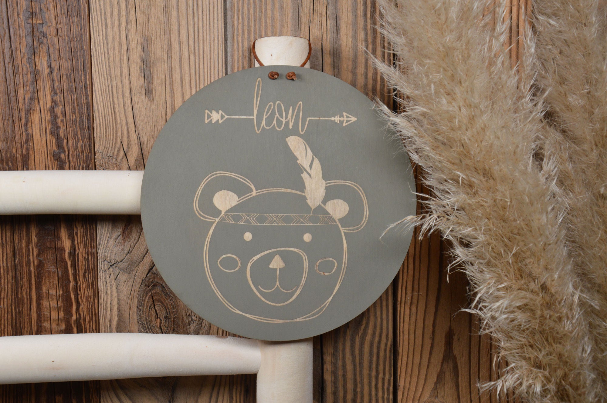 Holzschild Kindermotive mit Name