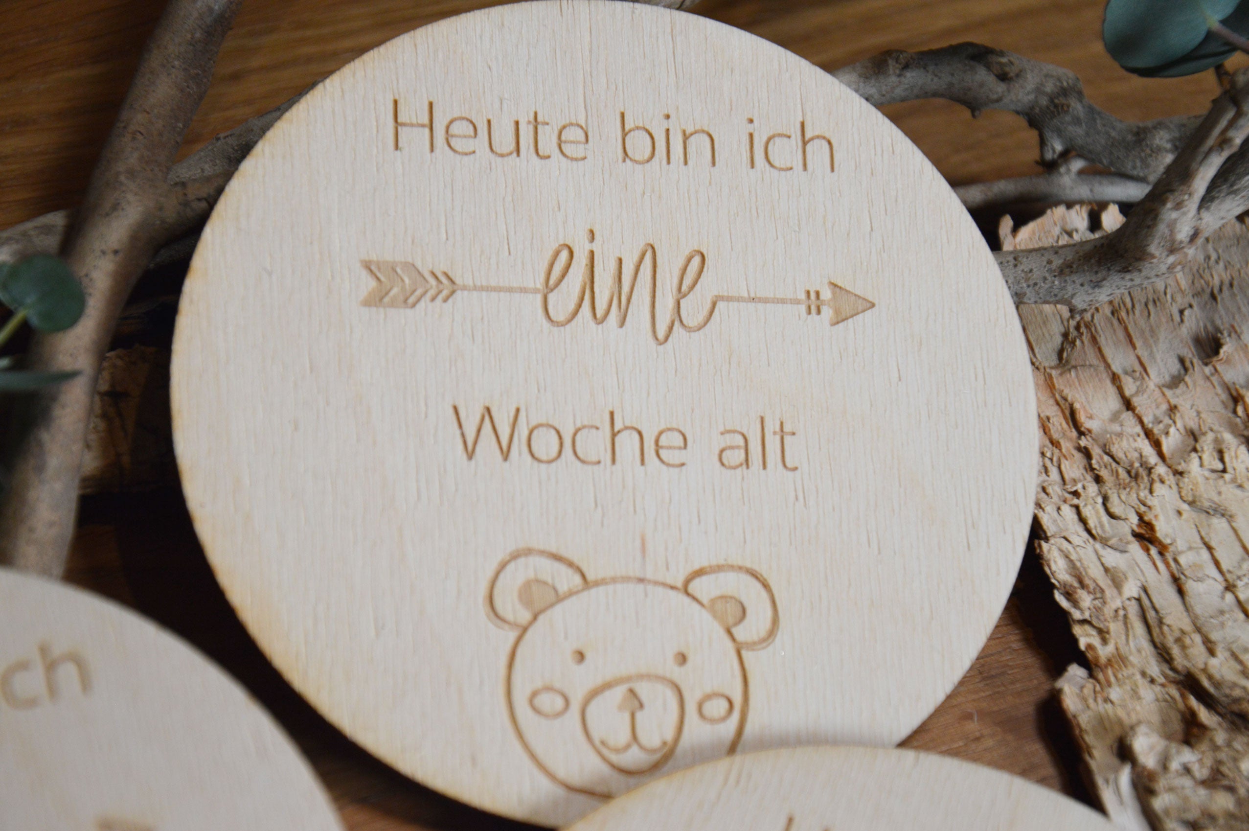 Meilensteinkarten Baby - Bären Design - Basis-Set