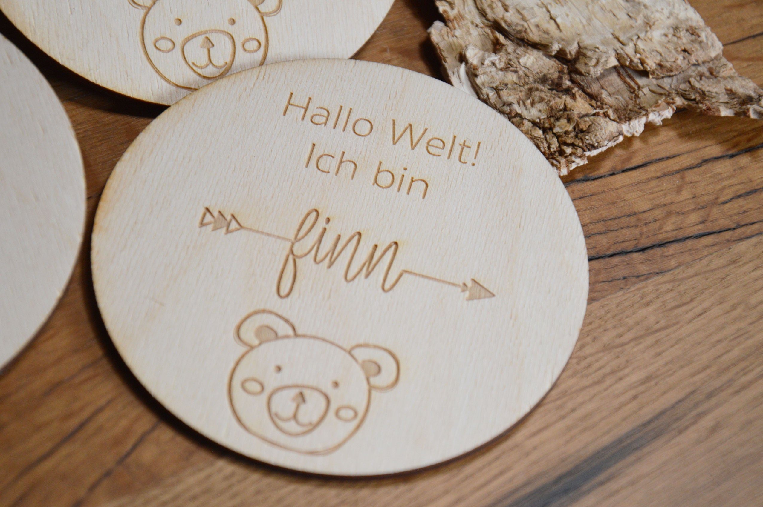 Meilensteinkarten Baby - Bären Design - Basis-Set