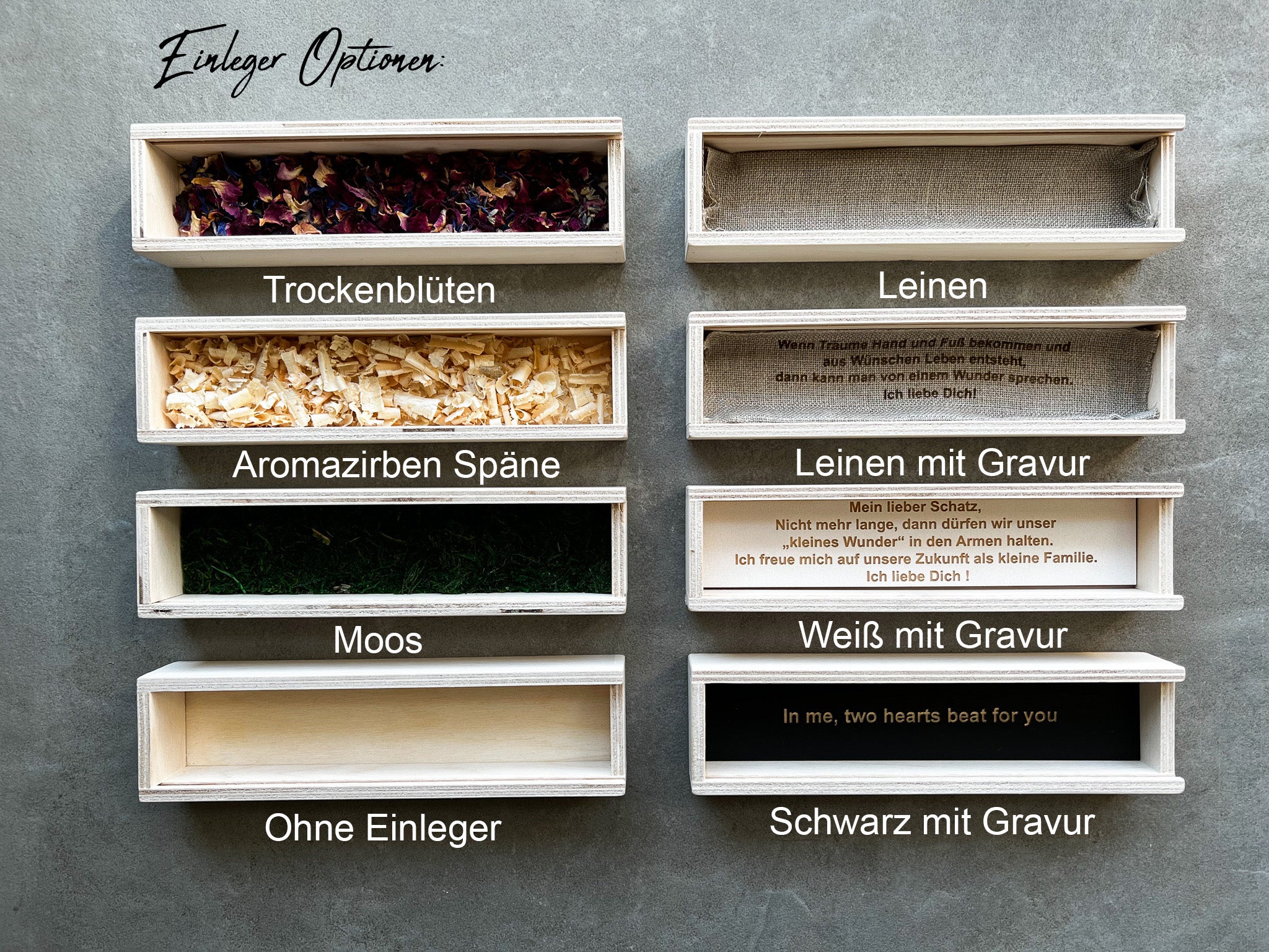 Schwangerschaft verkünden - Box