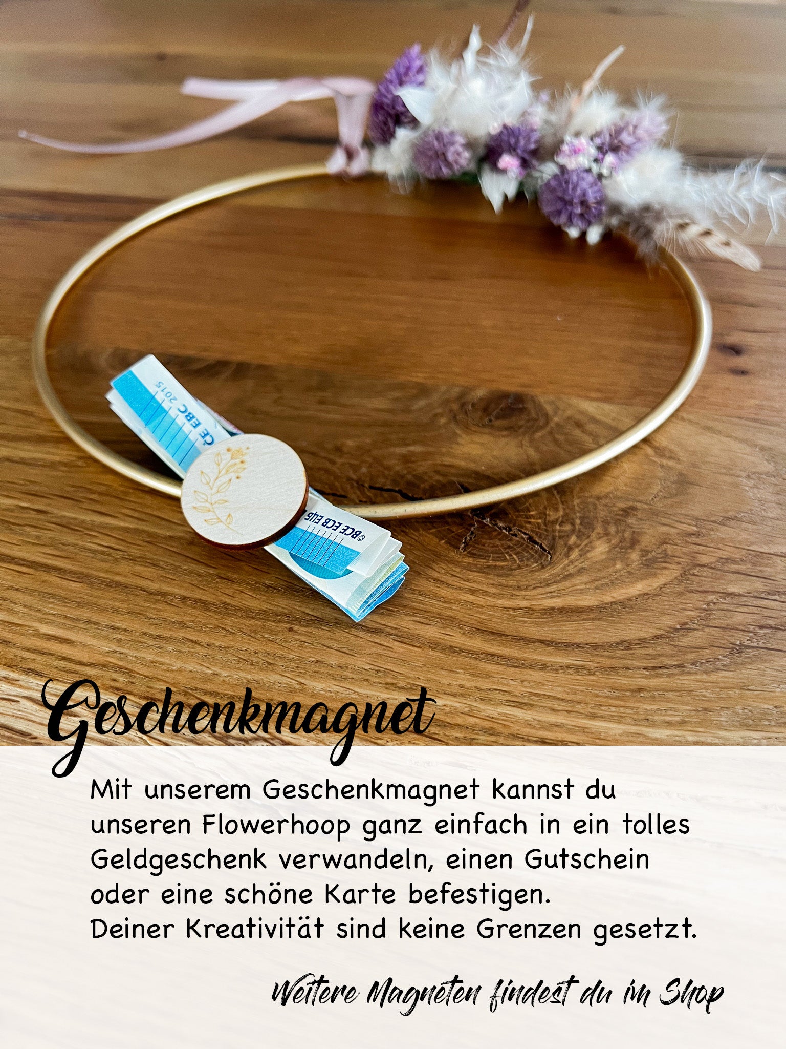 Flowerhoop mit Dekomagneten