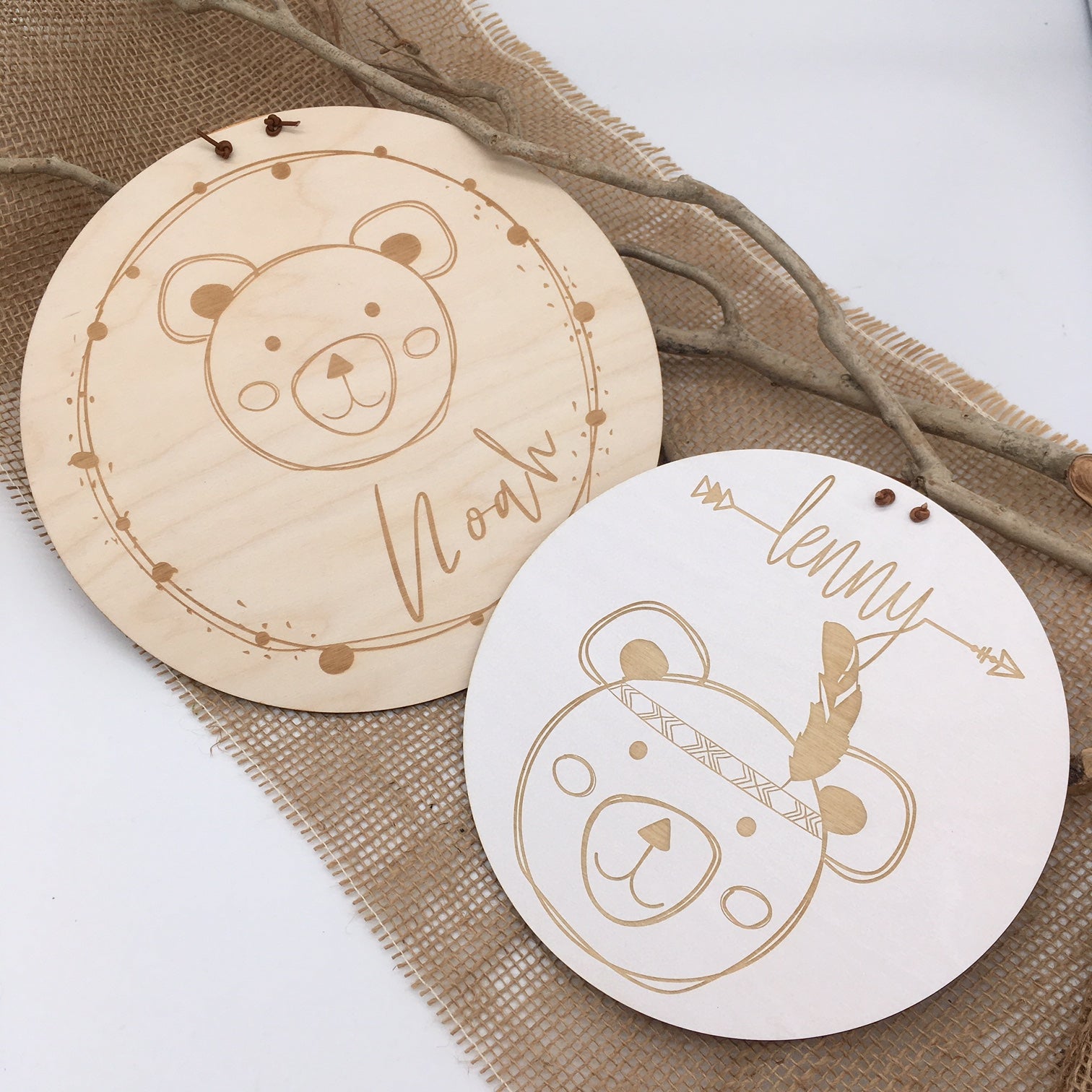 Personalisiertes Holzschild Kinderzimmer Babyzimmer