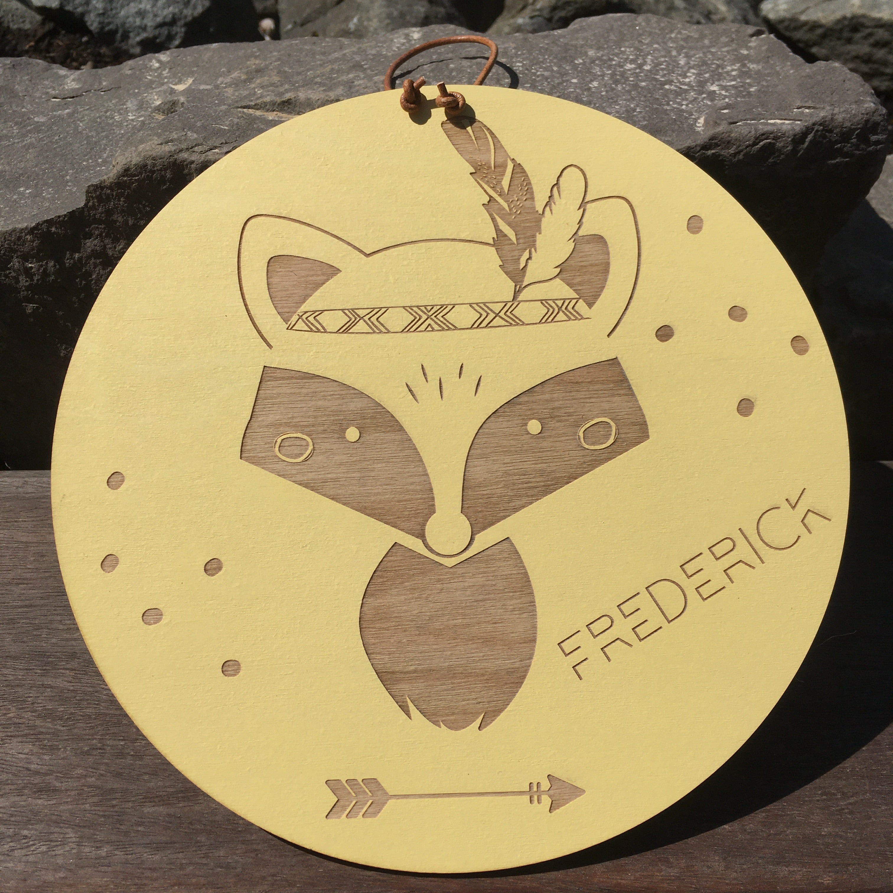 Holzschild Kindermotive mit Name