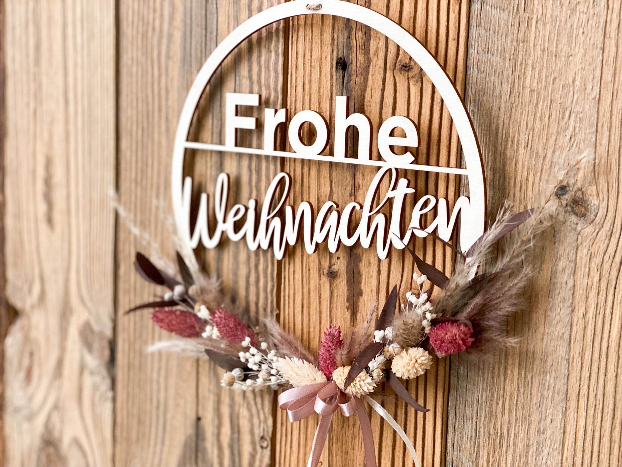 Flowerhoop "Frohe Weihnachten"